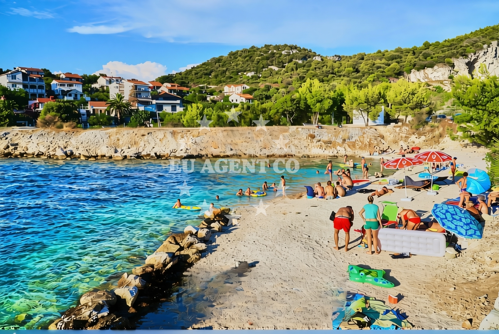 Additional view of Kava beach in Ulica Kralja Zvonimira 18, Okrug Donji, Croatia, Okrug Donji