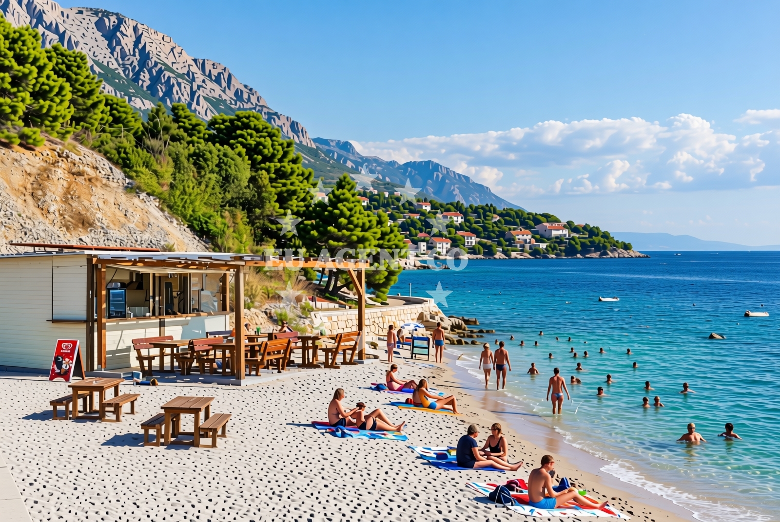 Additional view of Kava beach in Ulica Kralja Zvonimira 18, Okrug Donji, Croatia, Okrug Donji