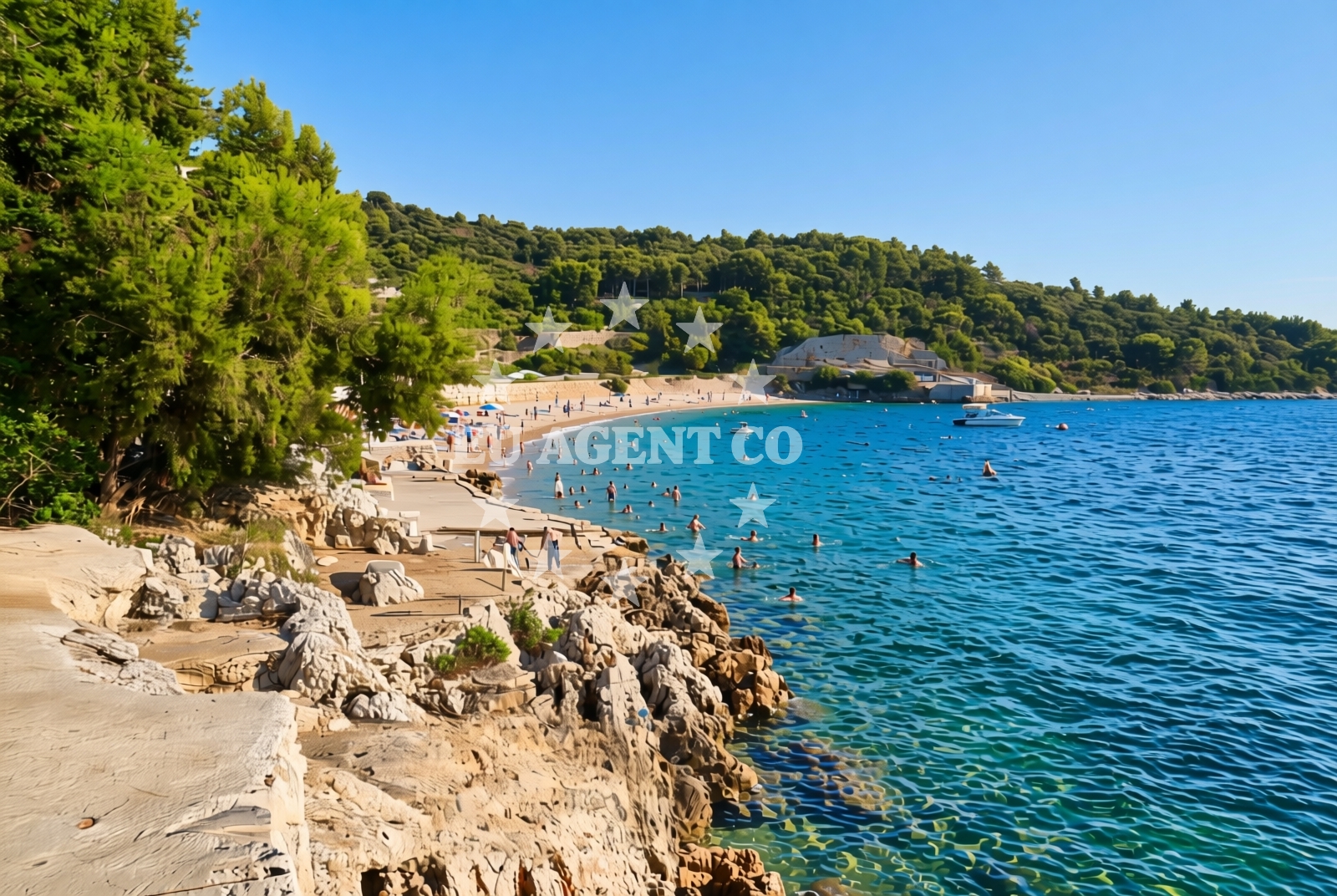 Additional view of Kava beach in Ulica Kralja Zvonimira 18, Okrug Donji, Croatia, Okrug Donji