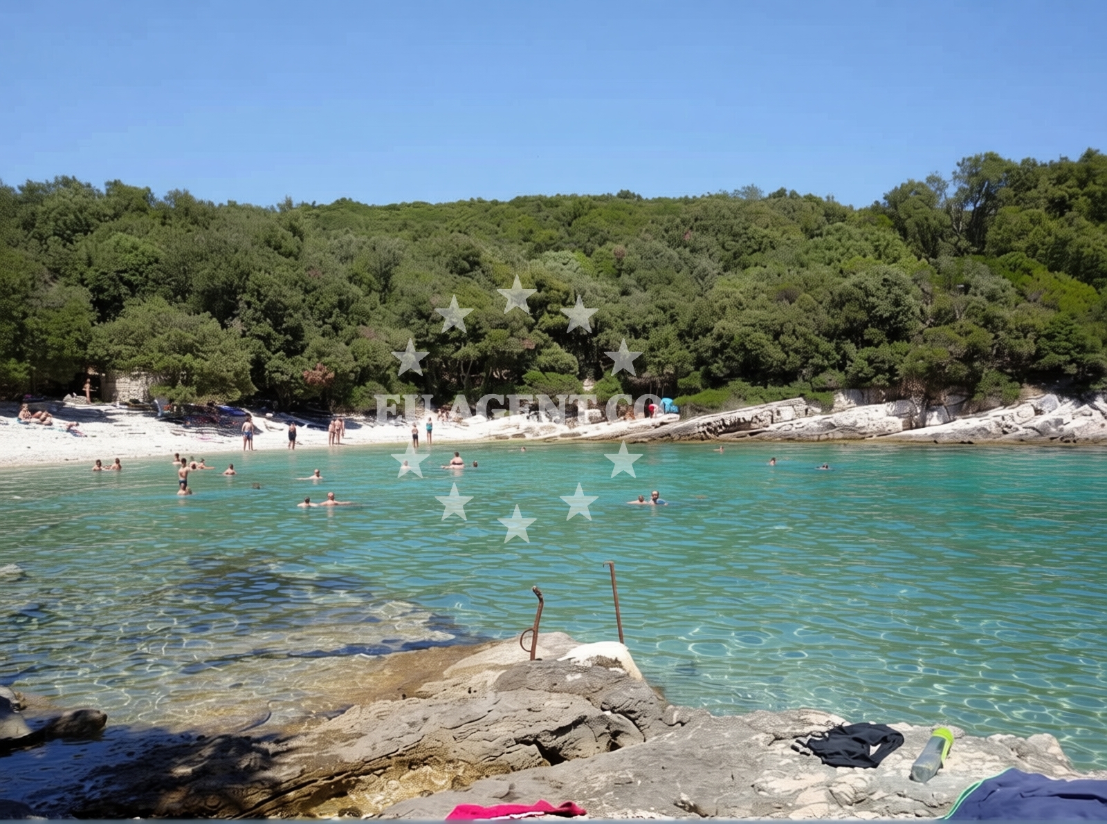 Additional view of Kavran beach in 136, Kavran