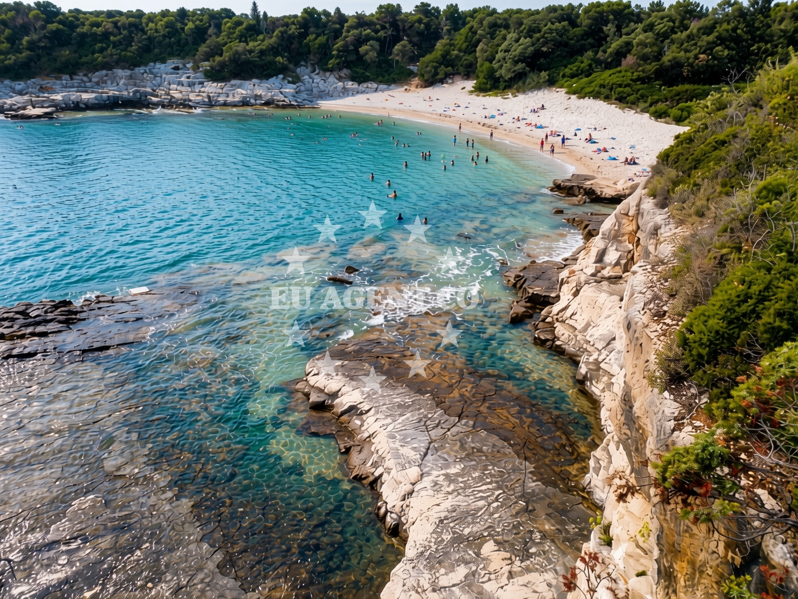 Additional view of Kavran beach in 136, Kavran