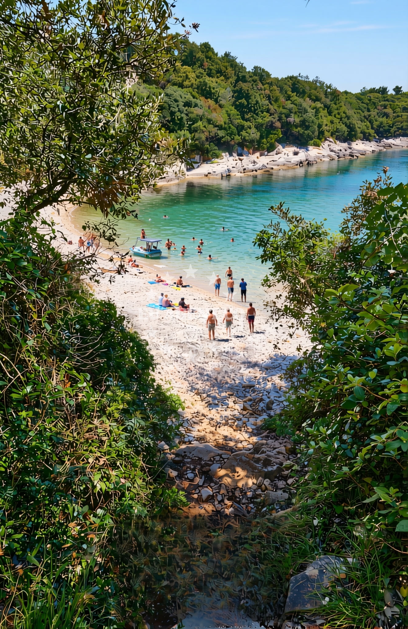 Additional view of Kavran beach in 136, Kavran
