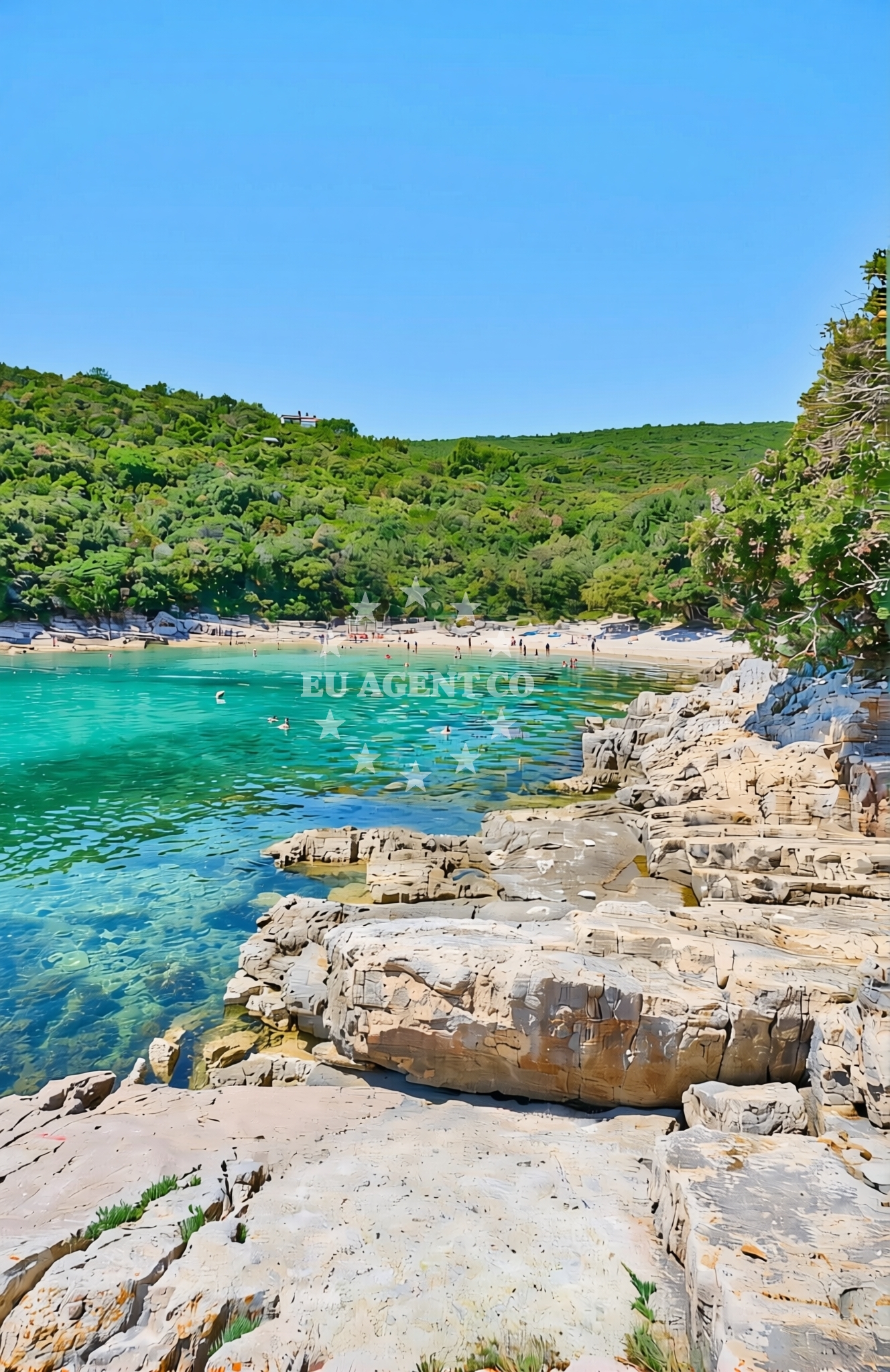 Additional view of Kavran beach in 136, Kavran
