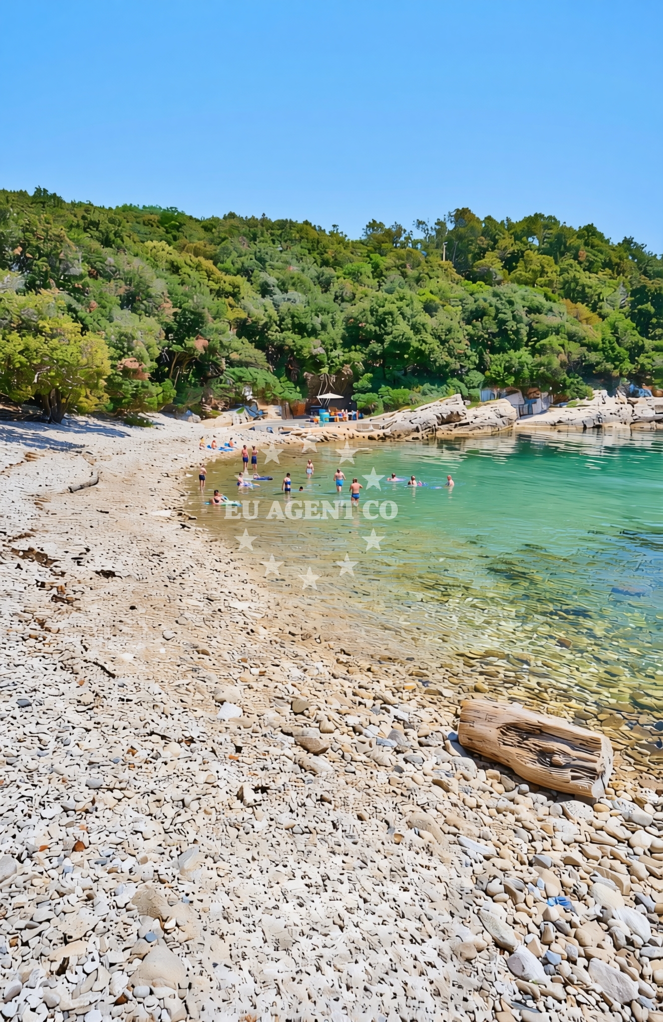 Additional view of Kavran beach in 136, Kavran
