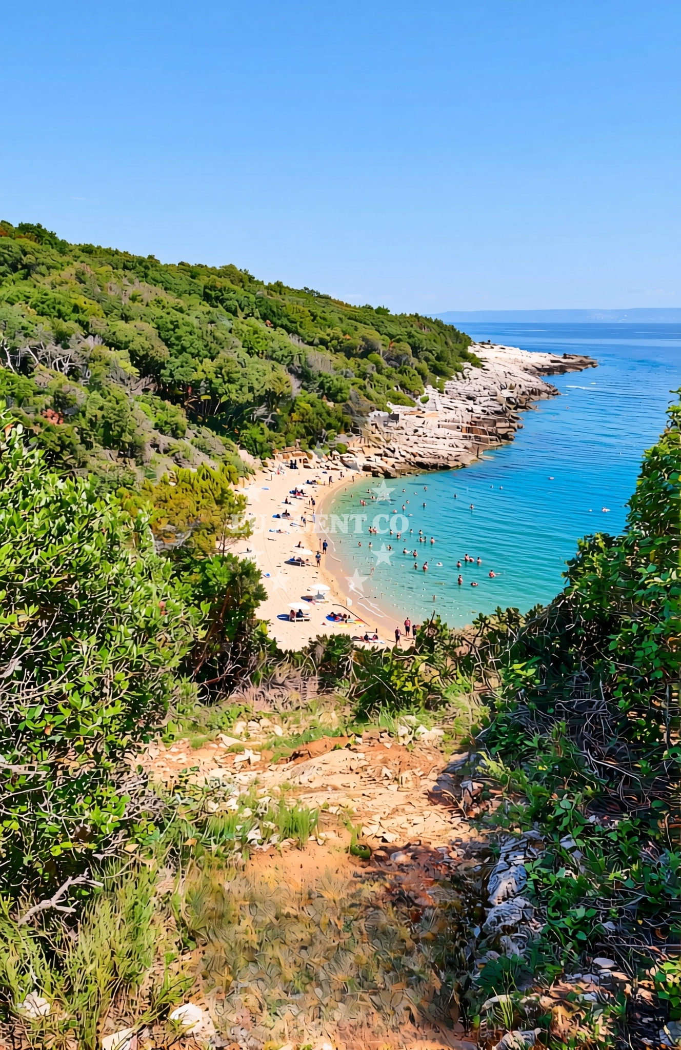 Additional view of Kavran: beaches and coves (7) in Kavran