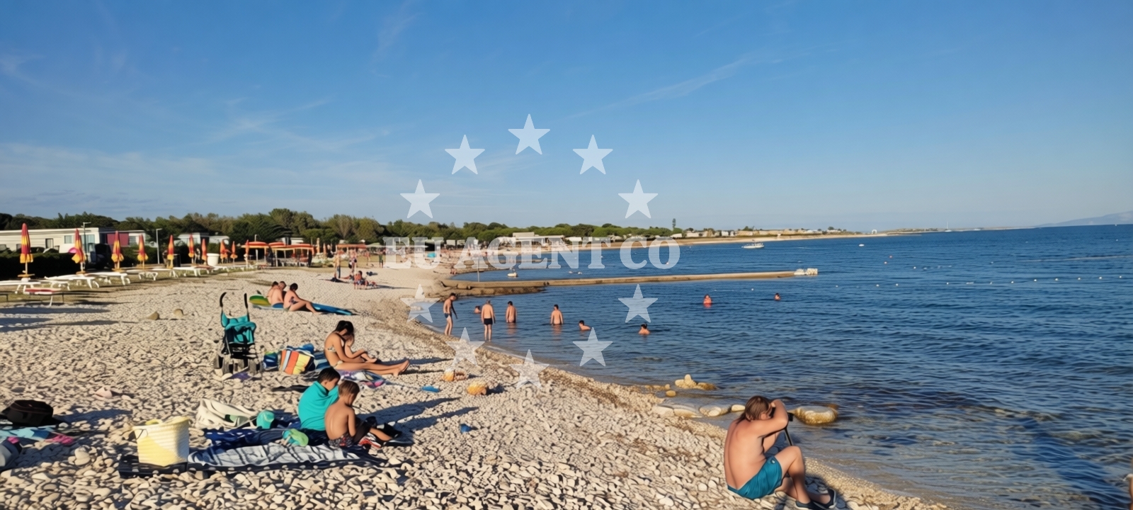 Additional view of Kazela Beach in Kapovica 350, Medulin
