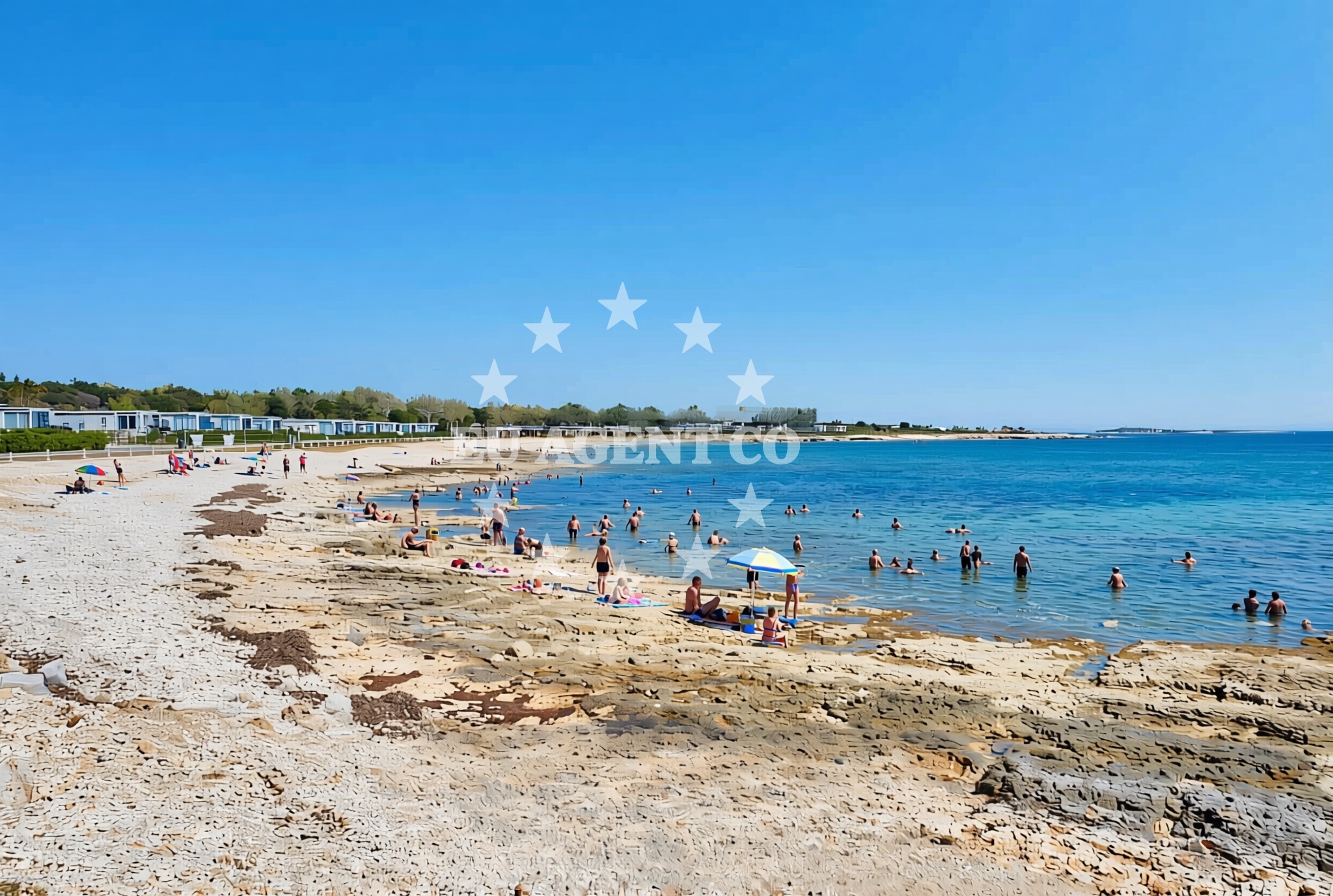 Additional view of Kazela Beach in Kapovica 350, Medulin