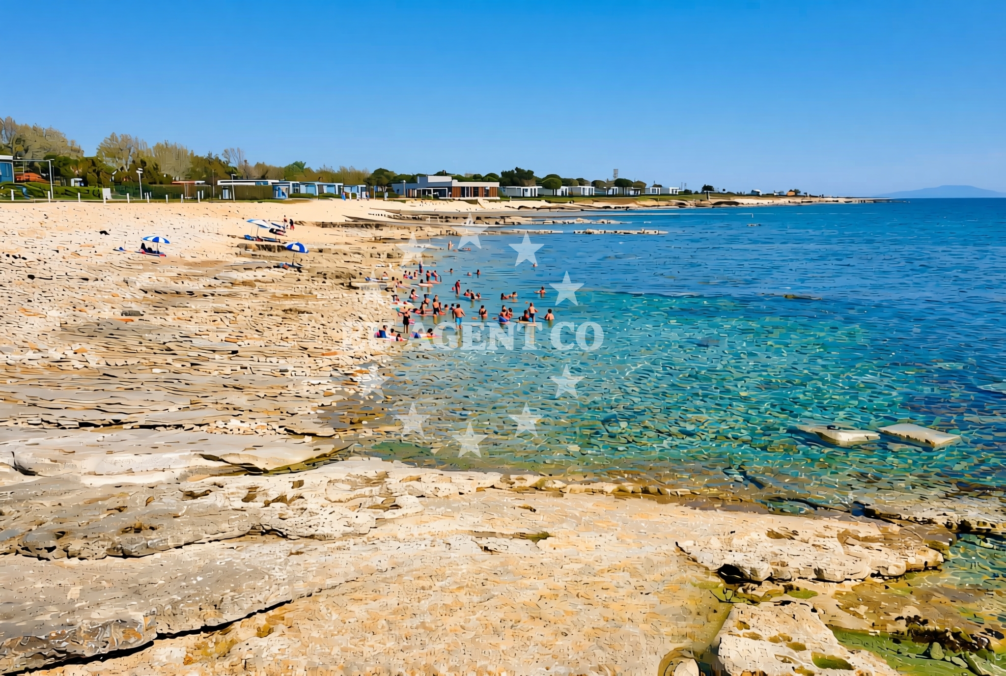 Additional view of Kazela Beach in Kapovica 350, Medulin