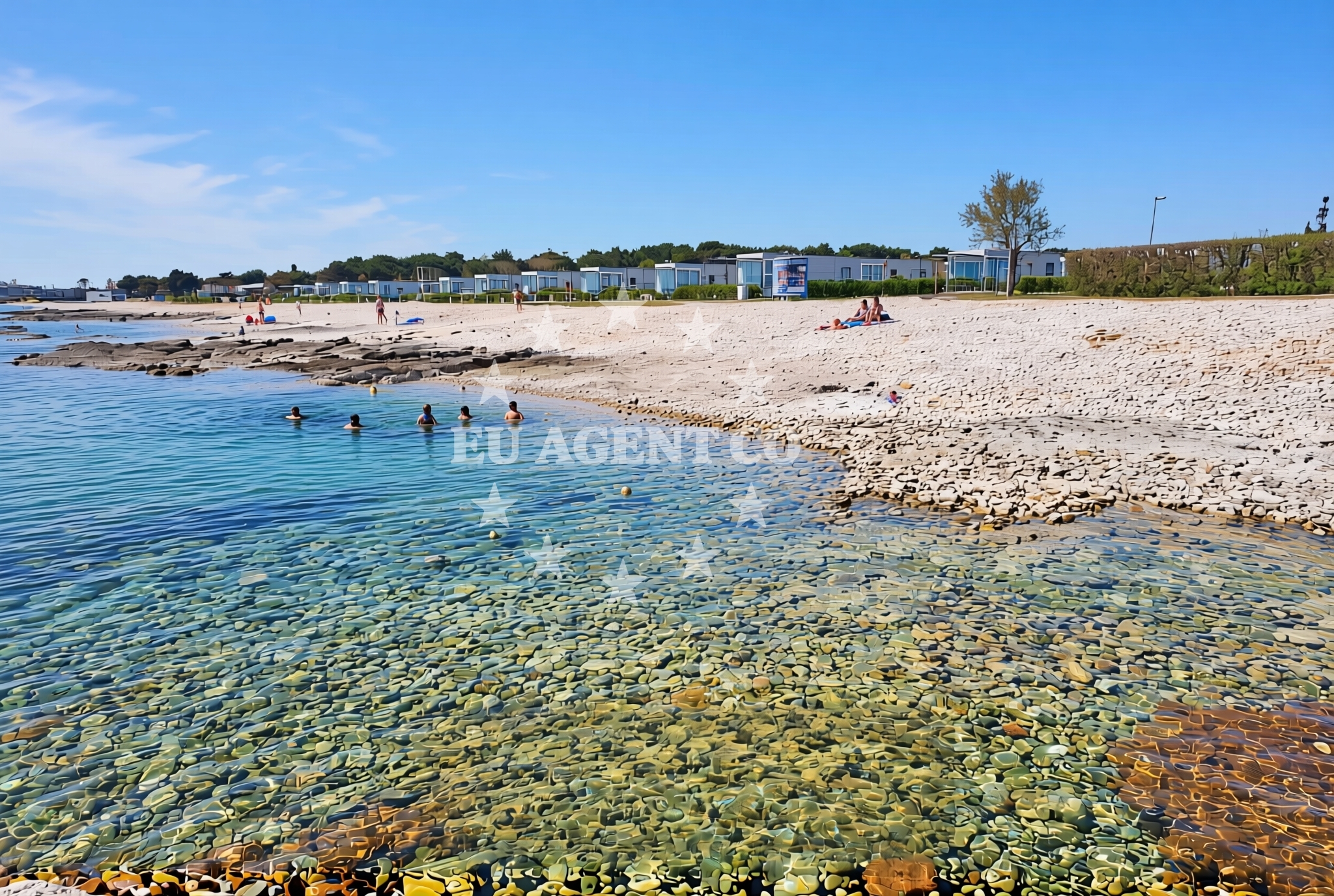 Additional view of Kazela Beach in Kapovica 350, Medulin