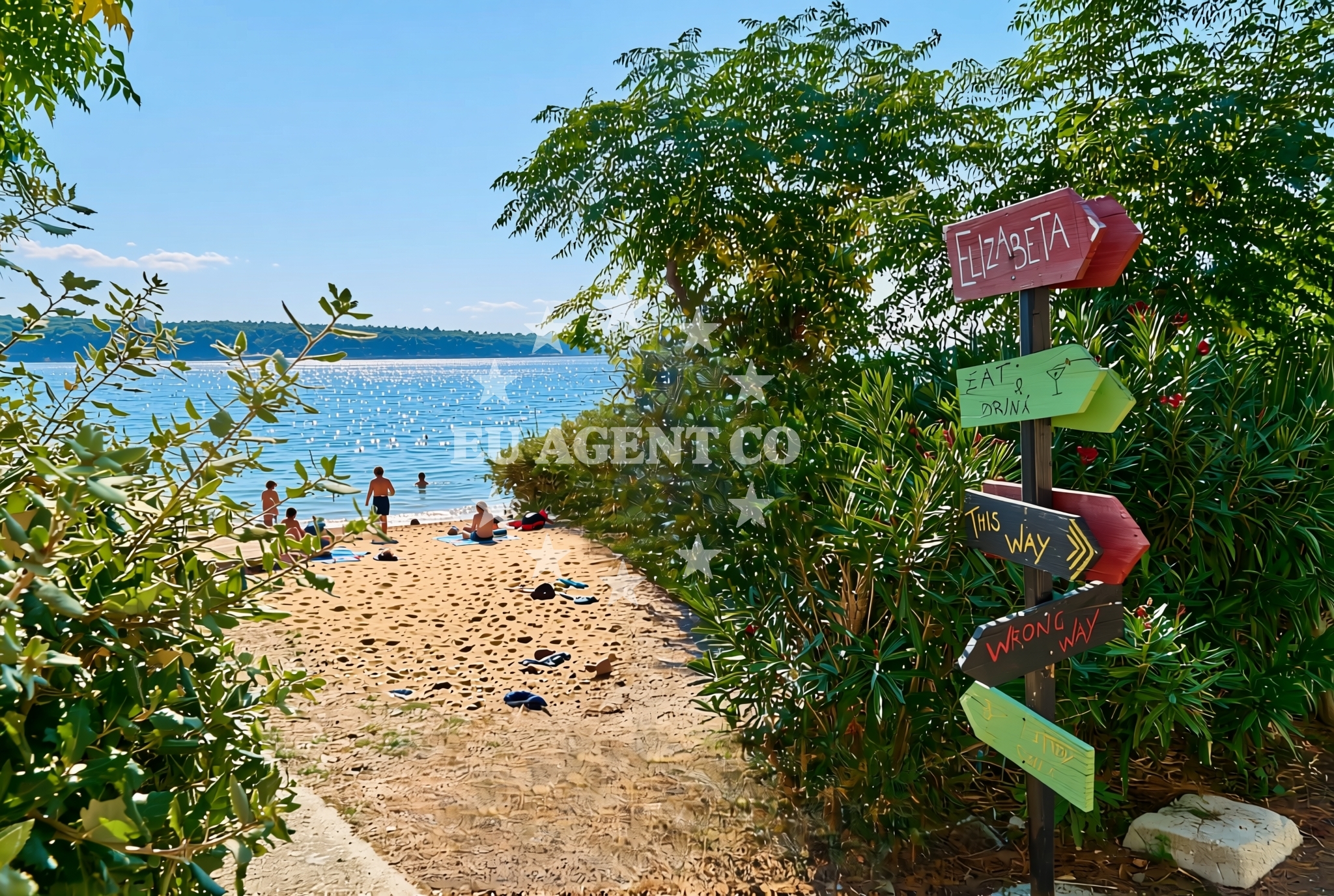 Additional view of Keki zapad, Barbat na Rabu (Rab) Beach in Keki zapad