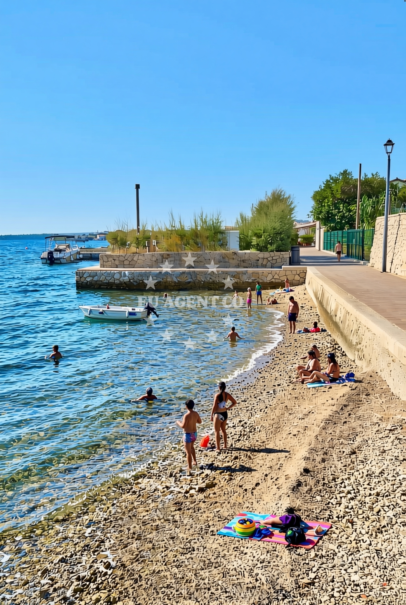 Additional view of Keki zapad, Barbat na Rabu (Rab) Beach in Keki zapad