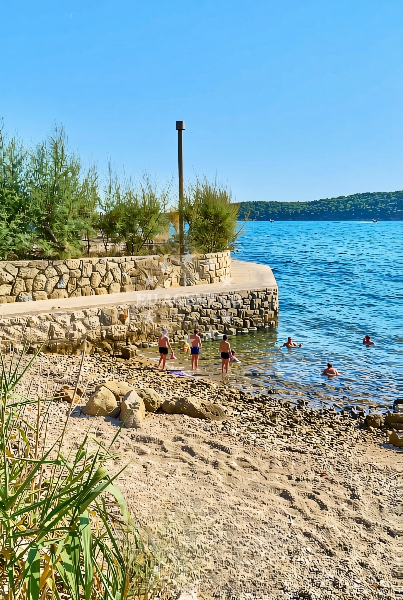 Additional view of Keki zapad, Barbat na Rabu (Rab) Beach in Keki zapad