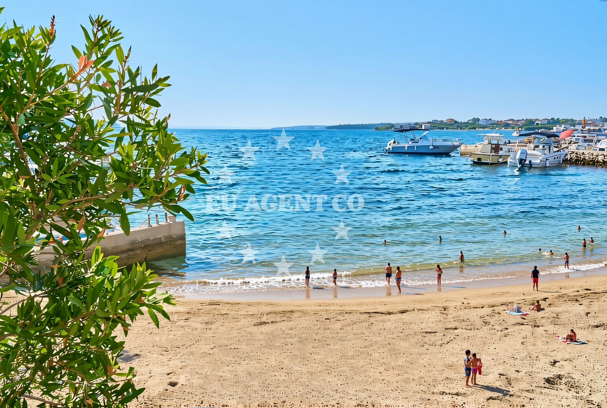 Additional view of Keki zapad, Barbat na Rabu (Rab) Beach in Keki zapad