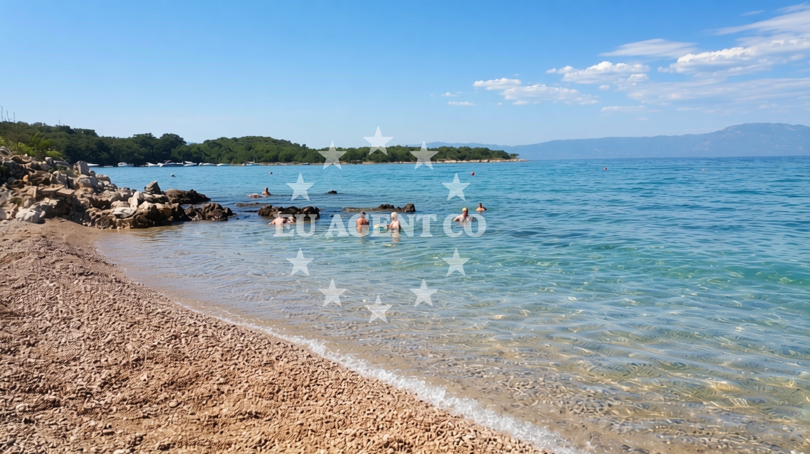 Additional view of Kijac beach in Trg Ante Starčevića 2, Njivice