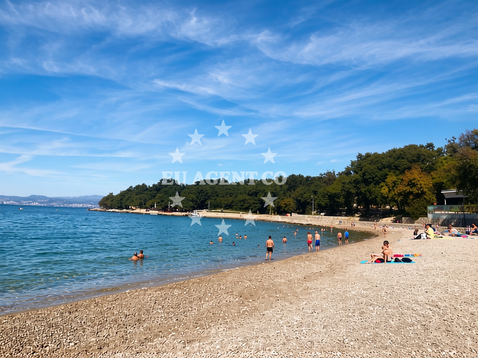 Additional view of Kijac beach in Trg Ante Starčevića 2, Njivice