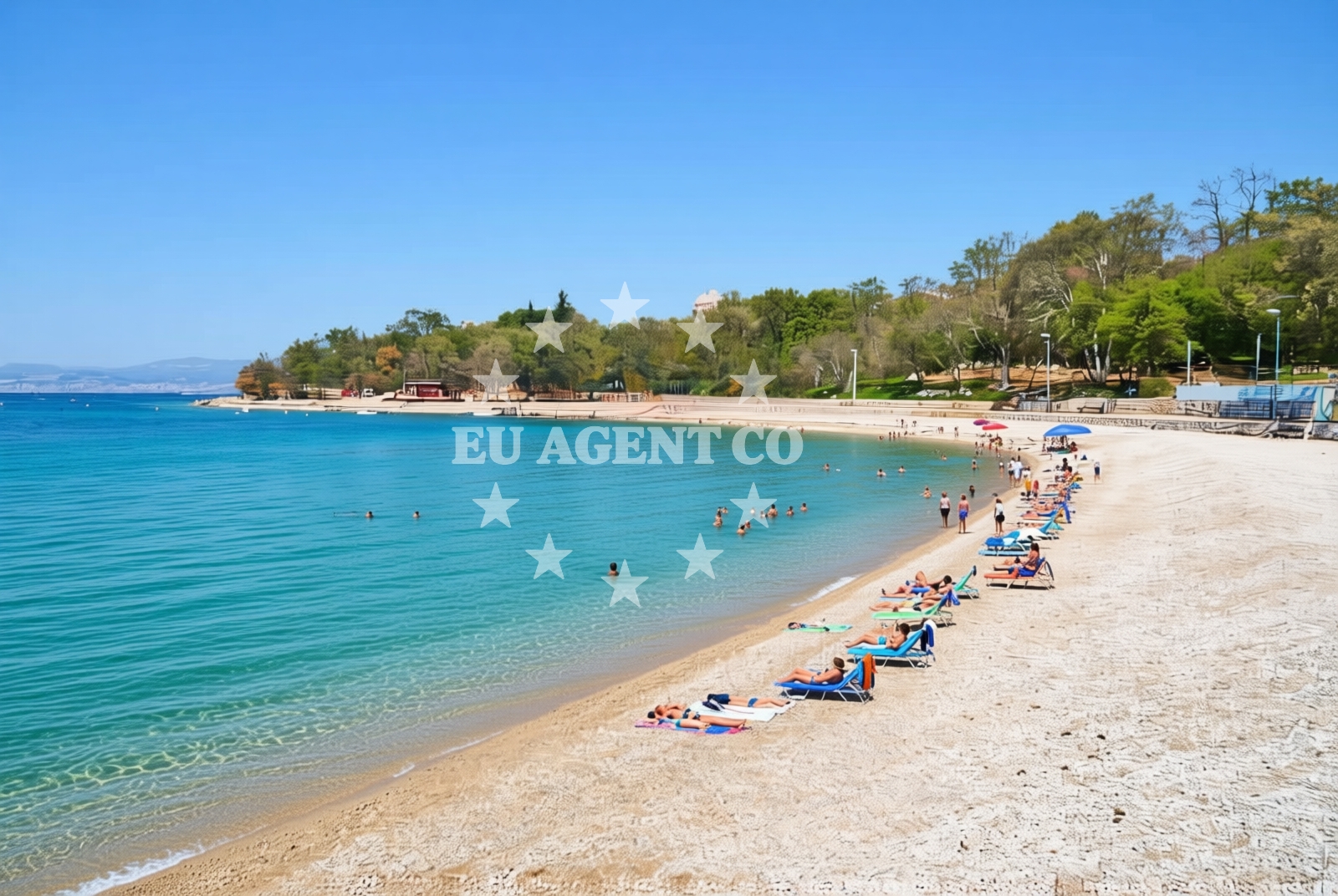 Additional view of Kijac beach in Trg Ante Starčevića 2, Njivice