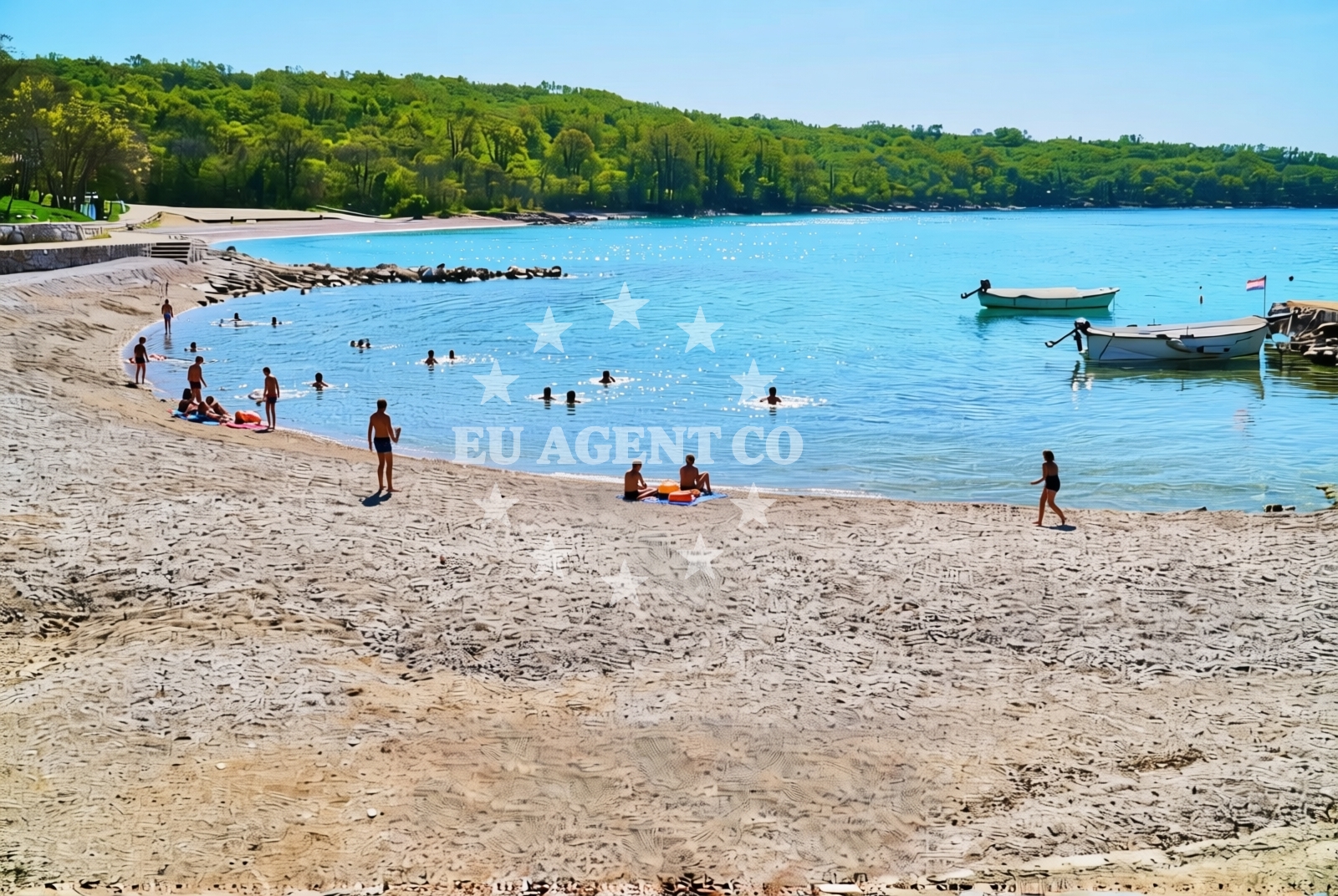 Additional view of Kijac beach in Trg Ante Starčevića 2, Njivice