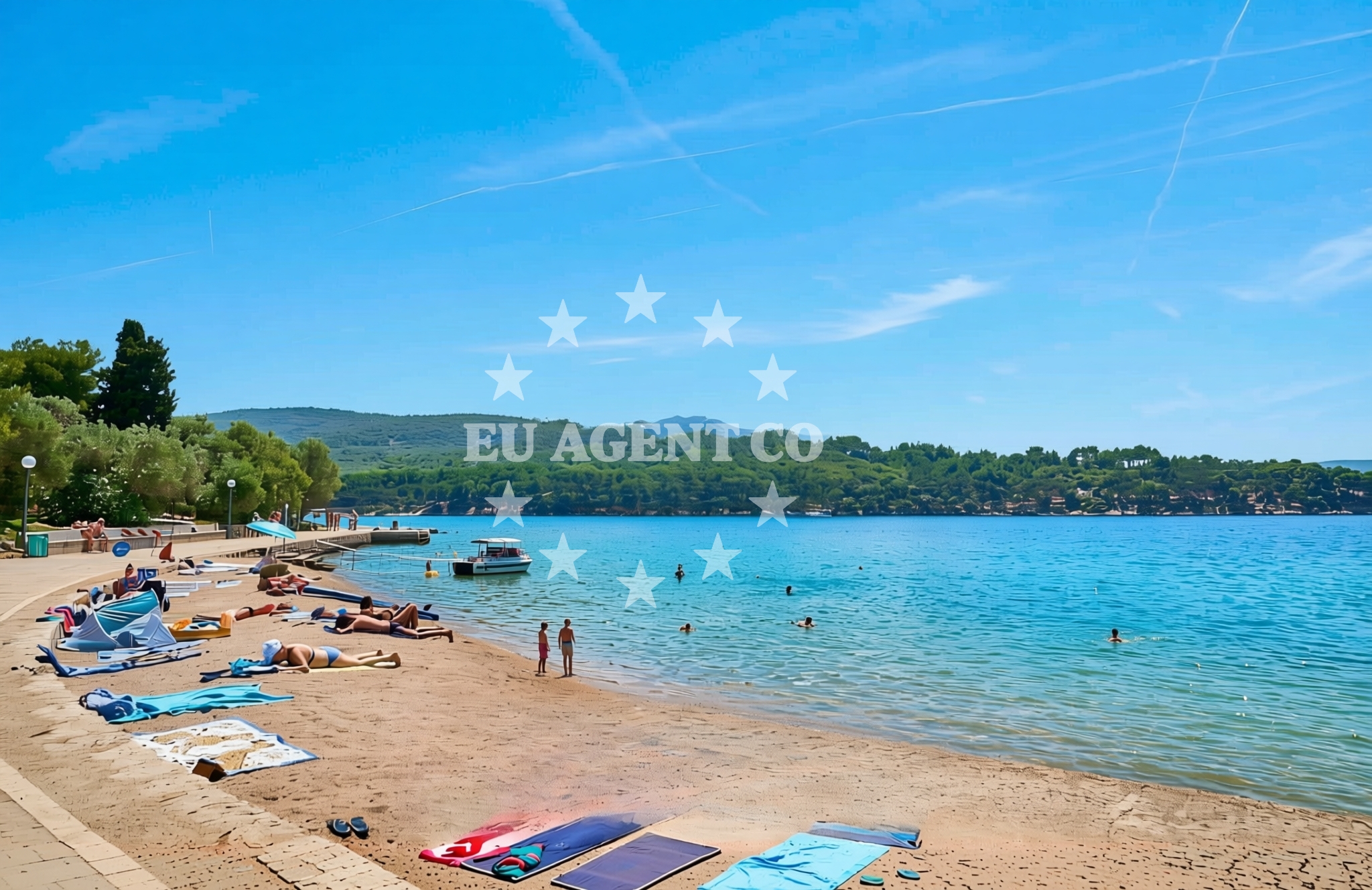 Additional view of Kimen, Cres (Cres) Beach in Kimen
