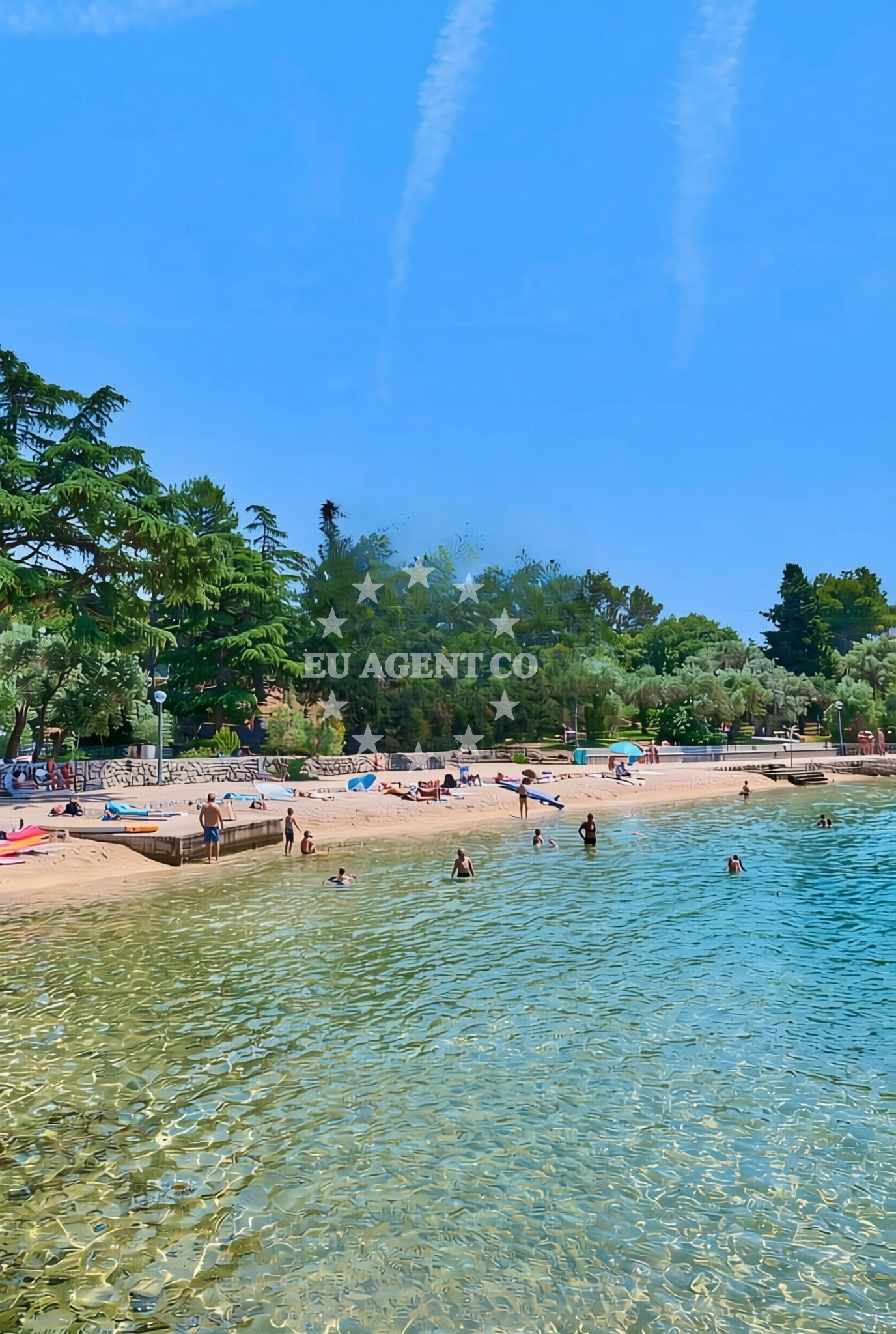 Additional view of Kimen, Cres (Cres) Beach in Kimen