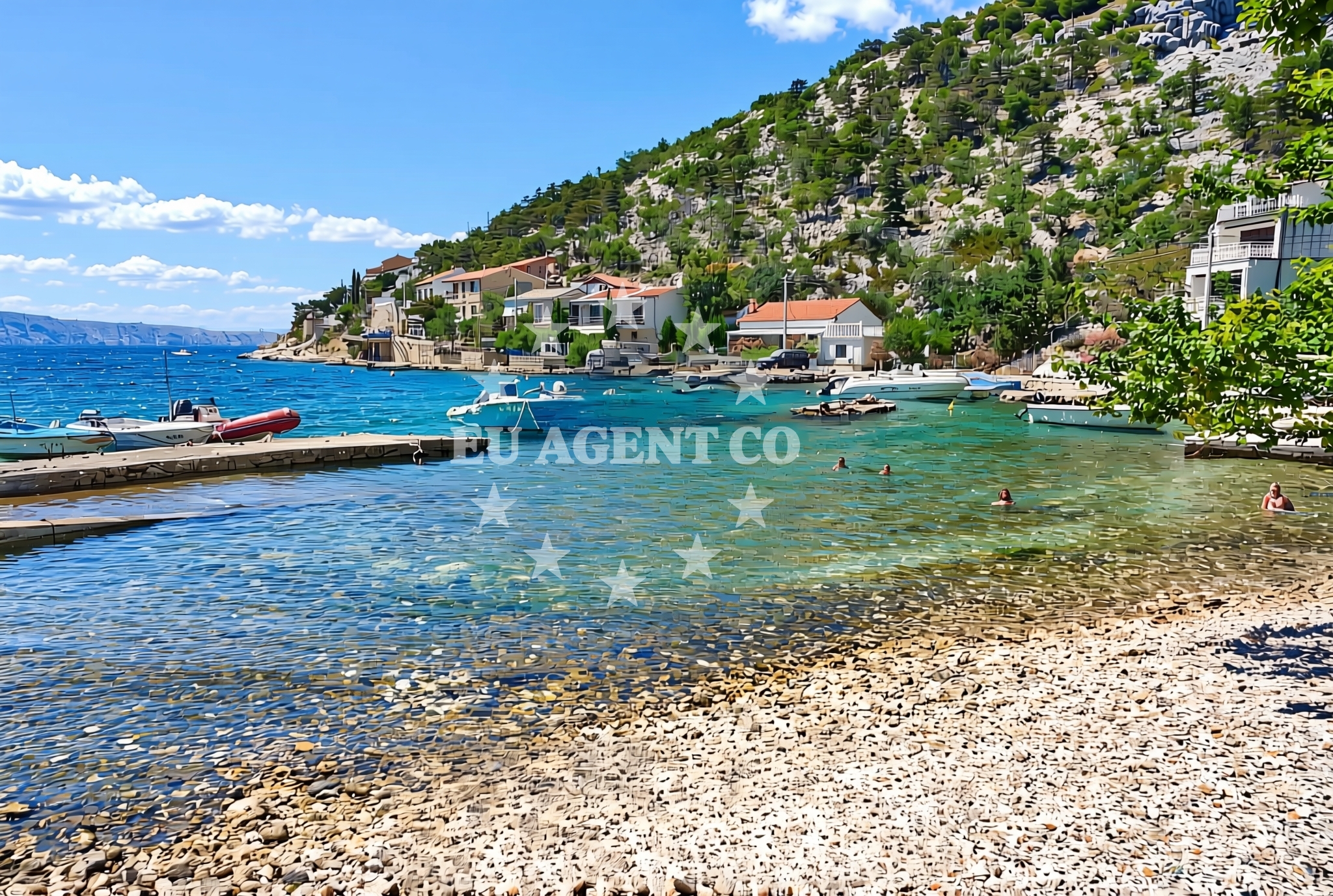 Sea and coastal view of Klada: beaches and coves (4) in Klada