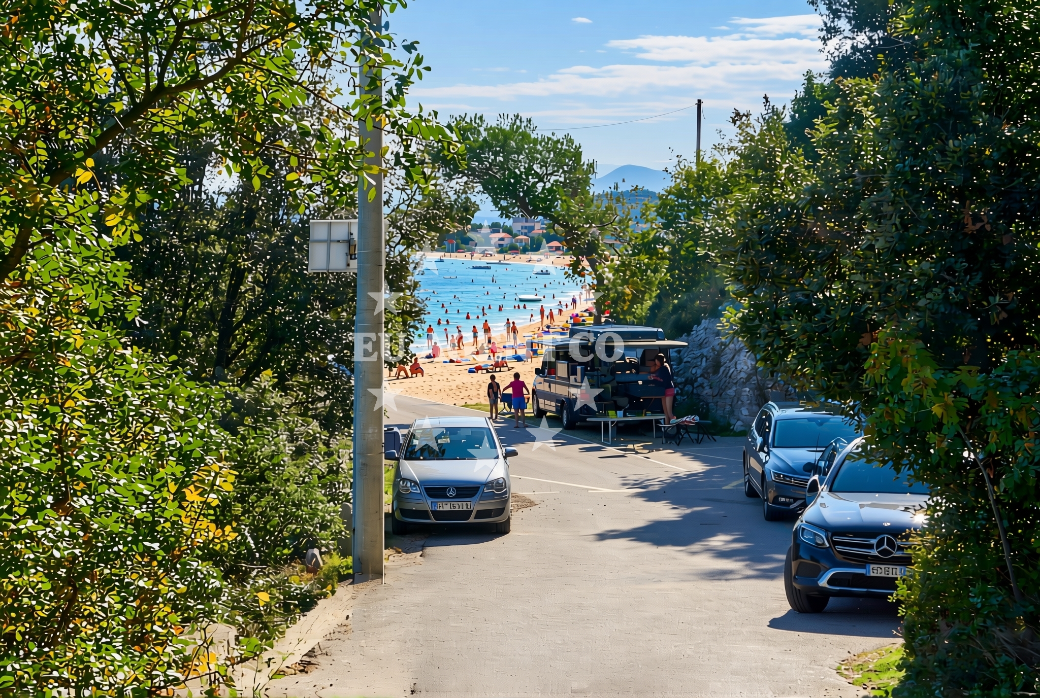 Additional view of Klancac beach in Brseč 11, Mošćenička Draga, Brseč