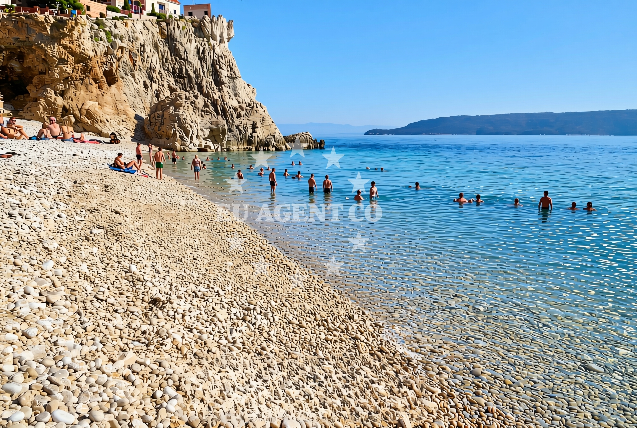 Additional view of Klancac beach in Brseč 11, Mošćenička Draga, Brseč