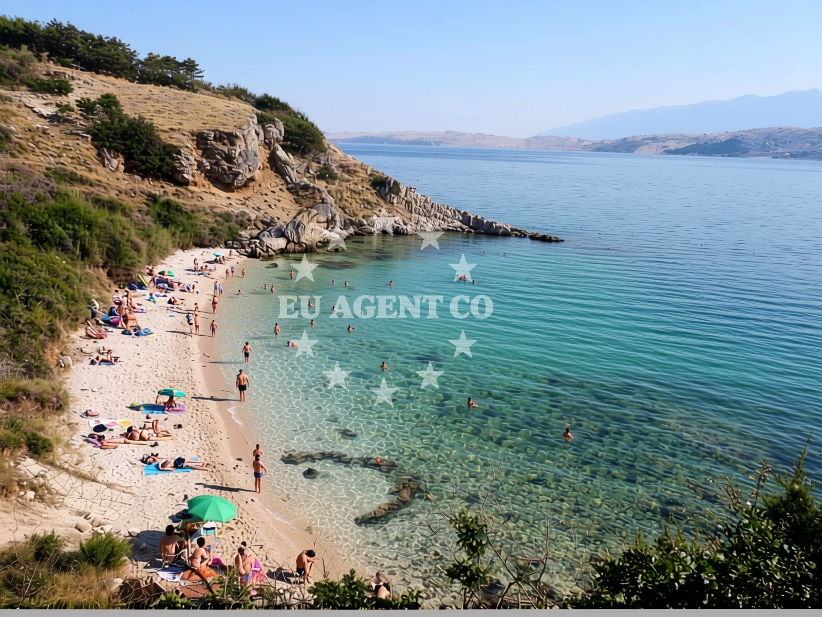 Additional view of Klara beach in Sveta Marija bb, Pag