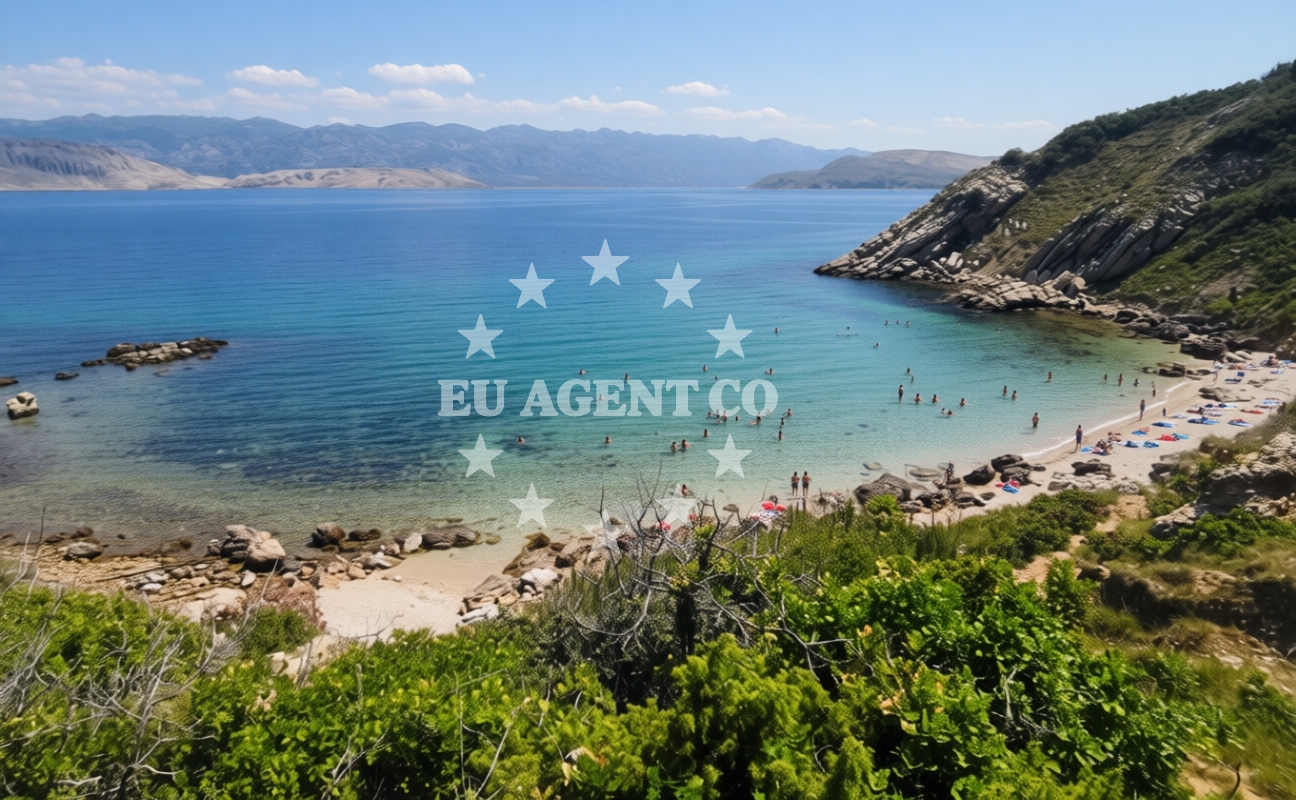 Additional view of Klara beach in Sveta Marija bb, Pag