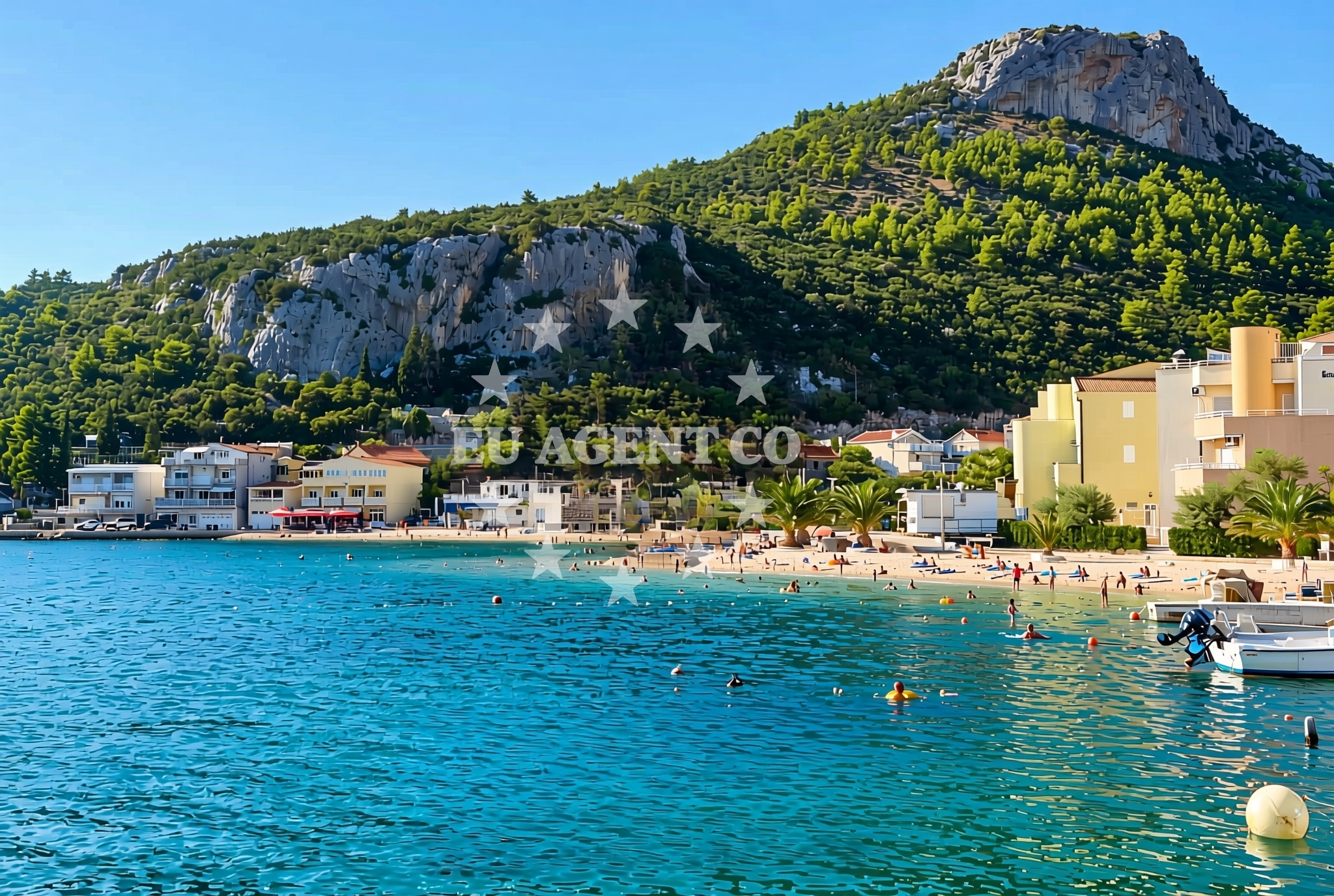 Beach facilities and surroundings at Klek: beaches and coves (4) in Klek