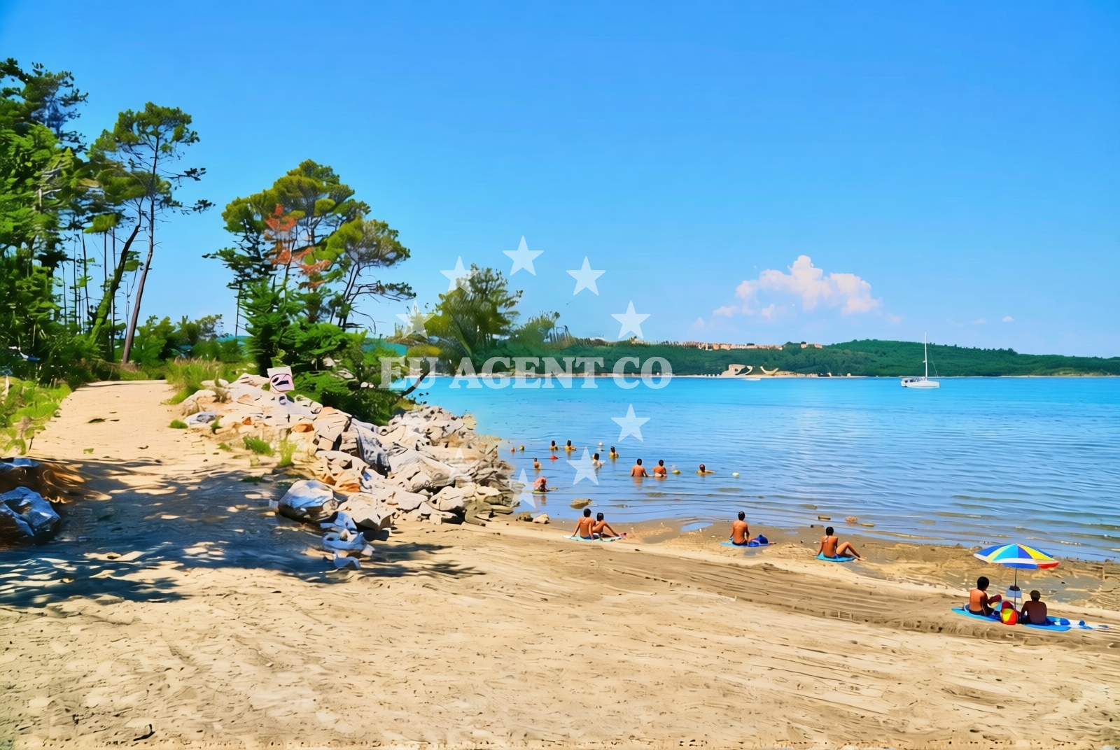 Beach facilities and surroundings at Klimno (Krk): beaches and coves (6) in Klimno (Krk)