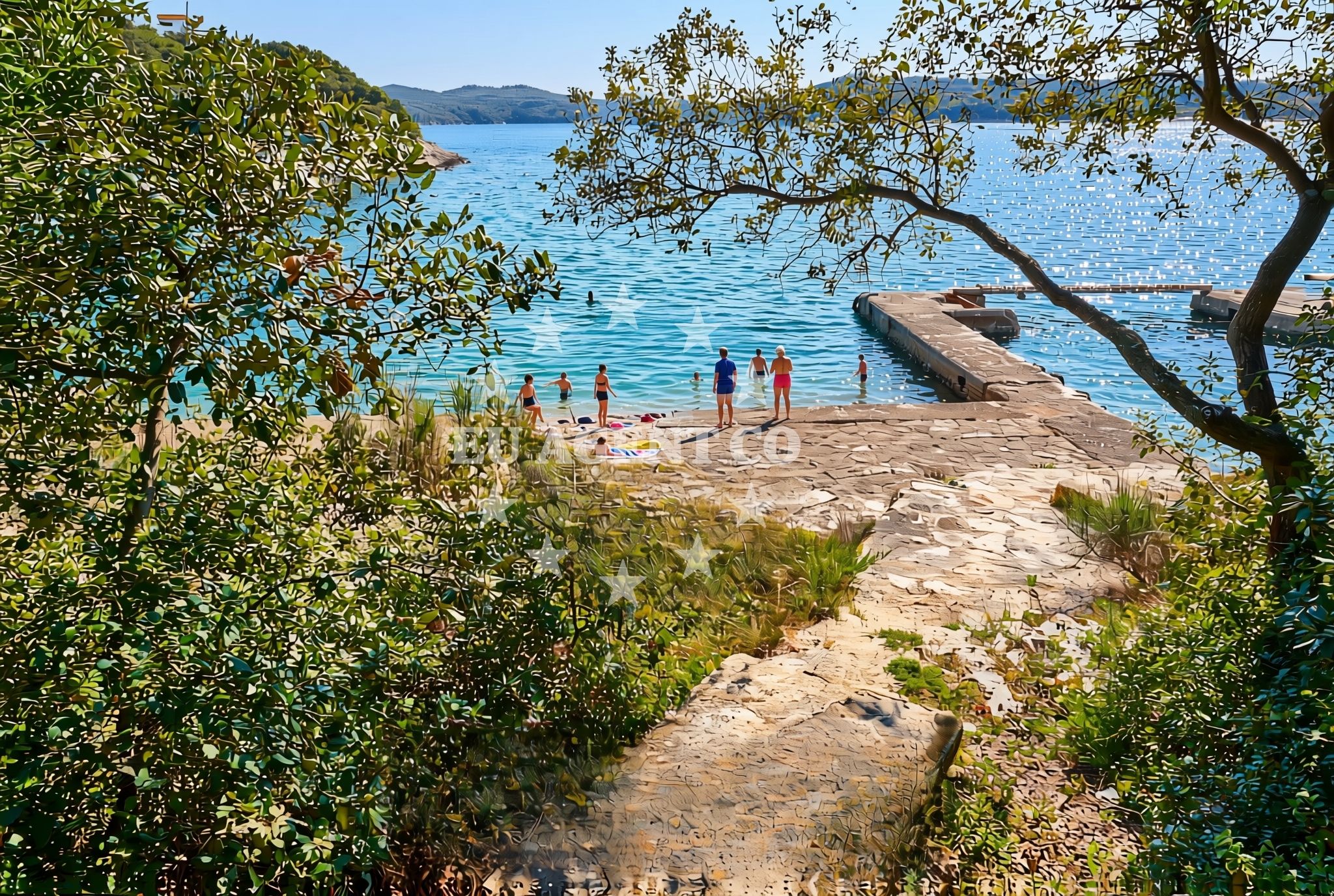 Additional view of Kloštar: beaches and coves in Kloštar