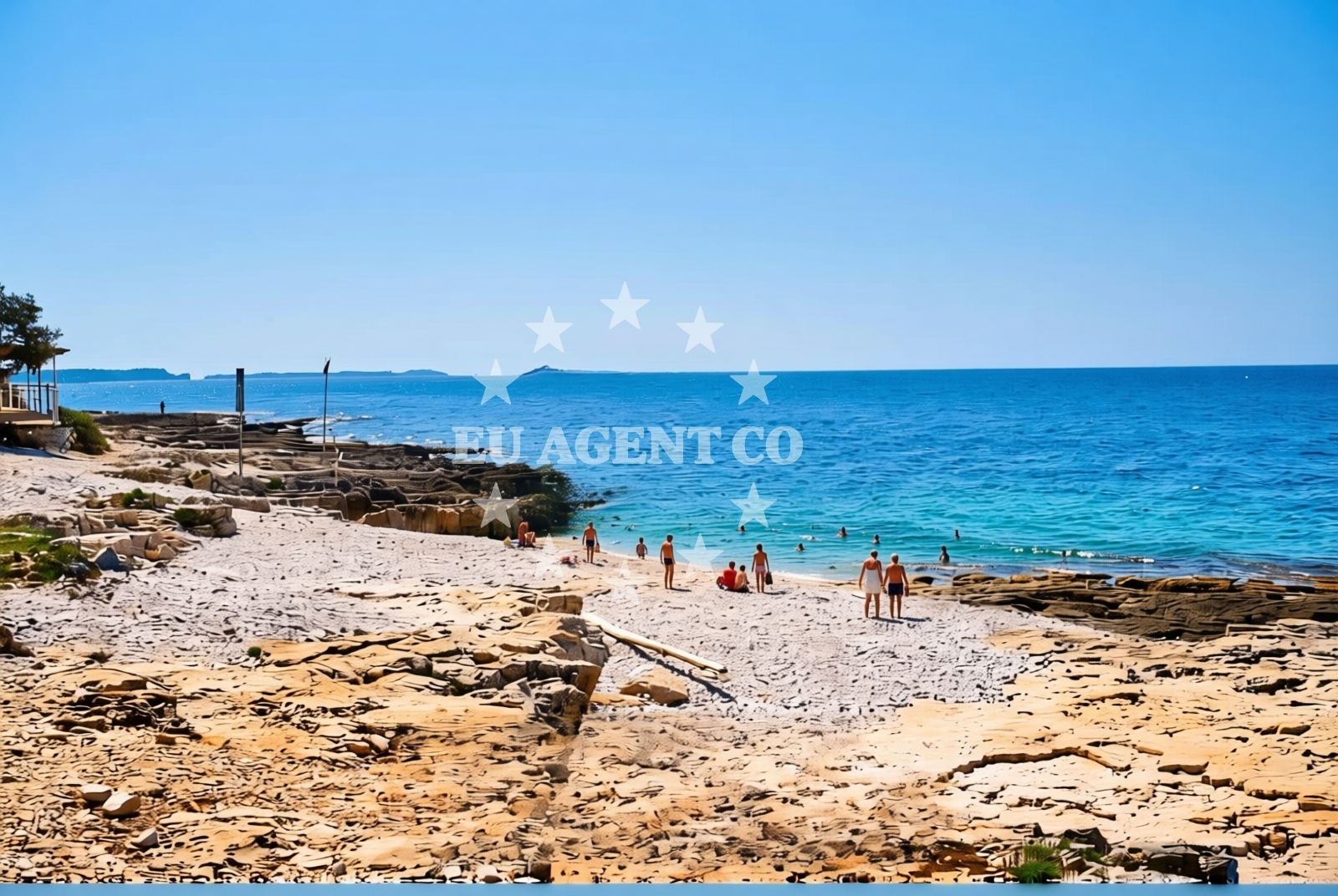 Additional view of Knez beach in Monsena 1, Rovinj