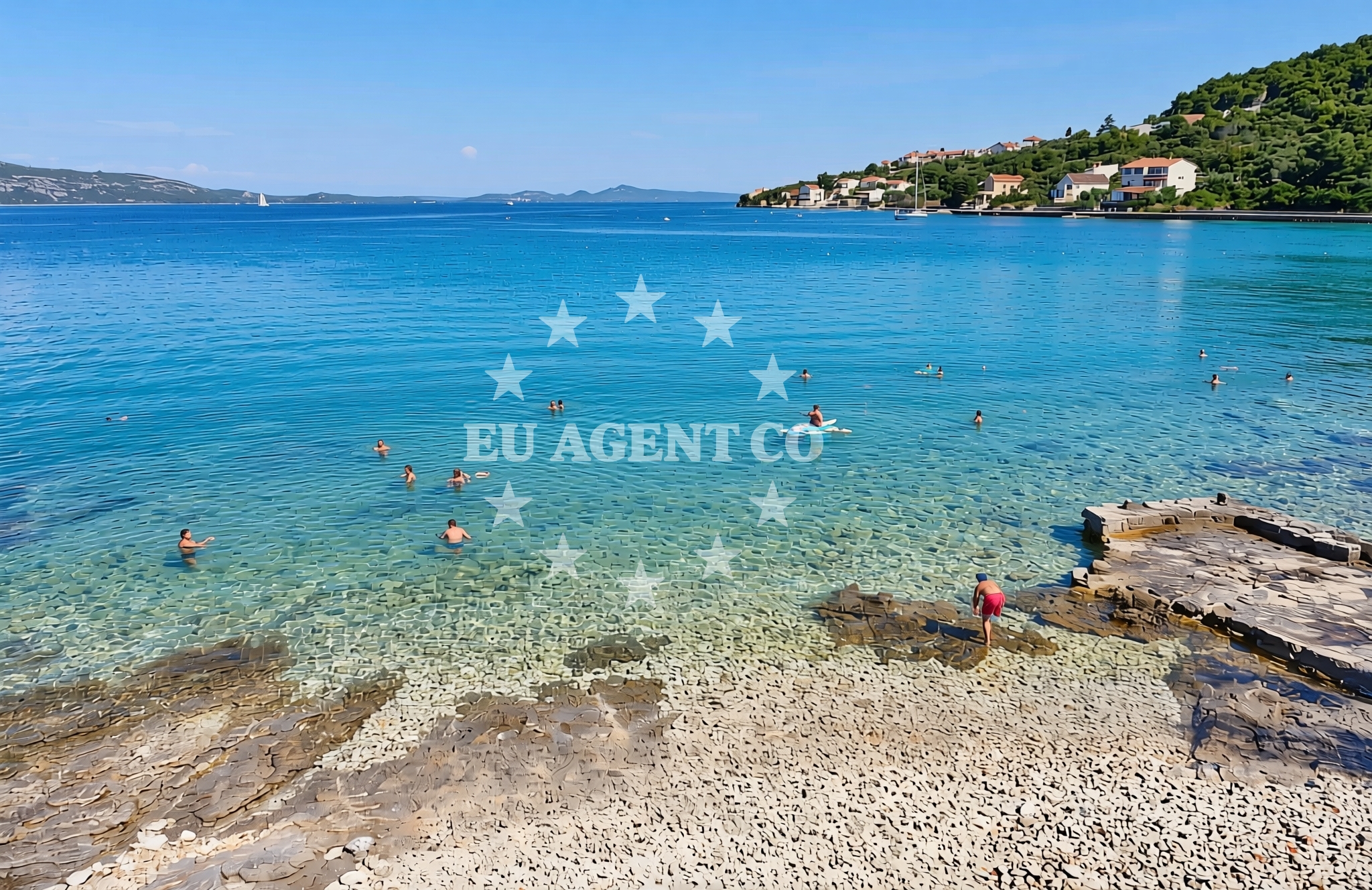 Additional view of Knež sjever, Mali Iž (Iž) Beach in Knež sjever