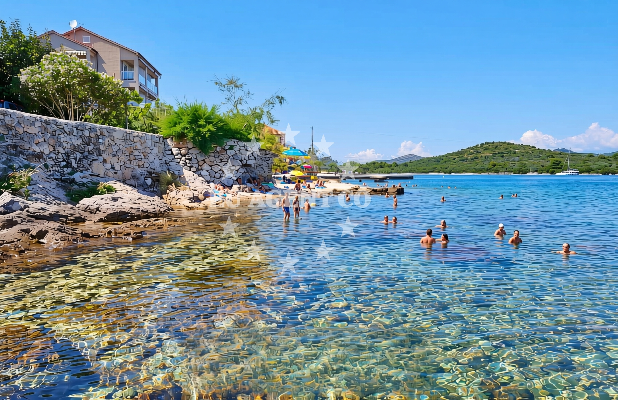 Additional view of Knež sjever, Mali Iž (Iž) Beach in Knež sjever