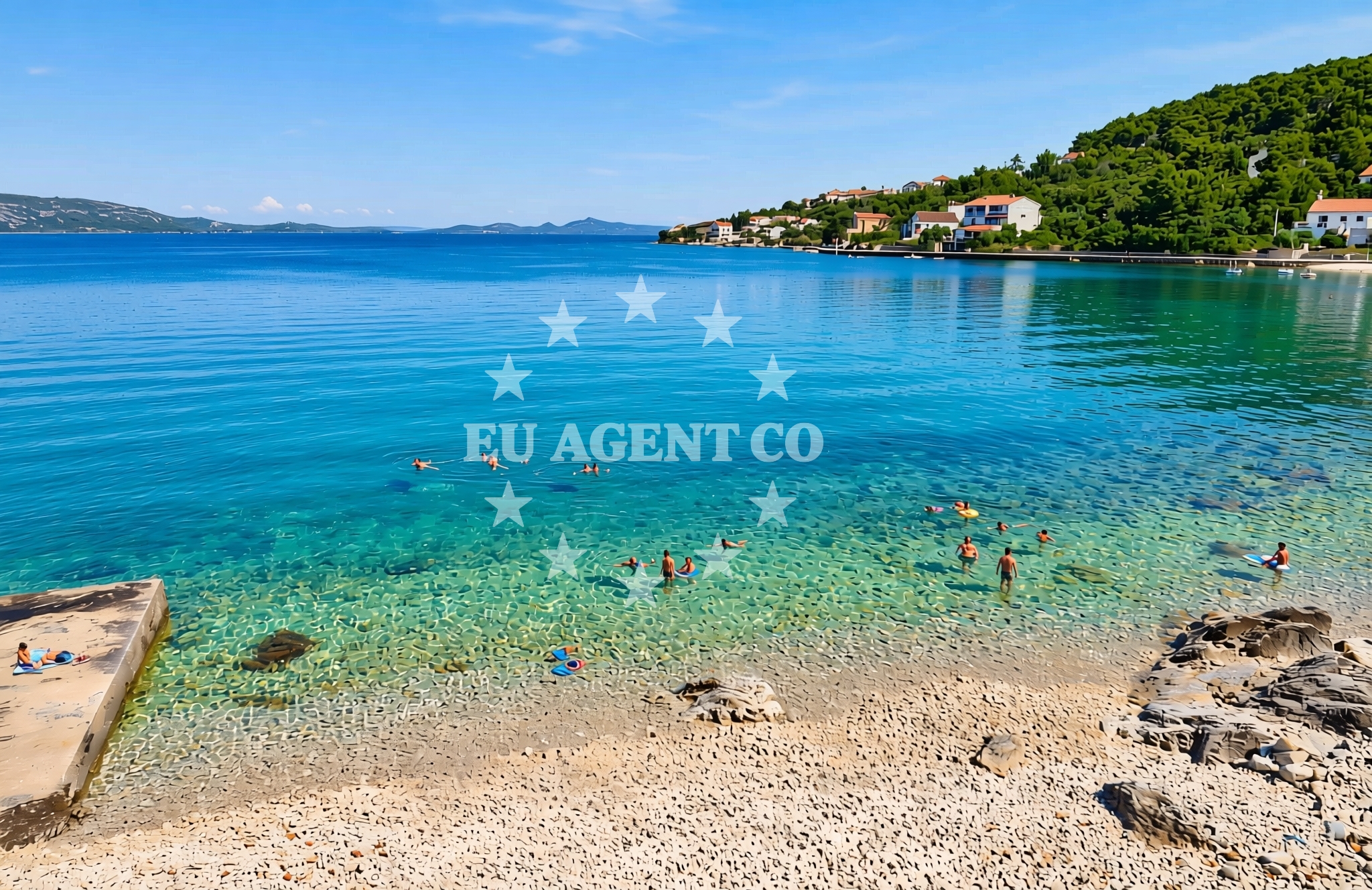 Additional view of Knež sjever, Mali Iž (Iž) Beach in Knež sjever