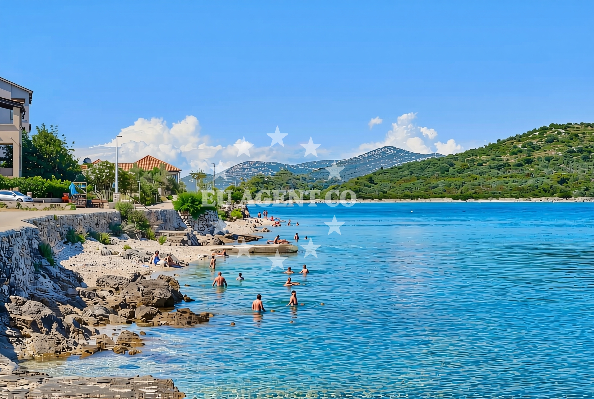 Additional view of Knež sjever, Mali Iž (Iž) Beach in Knež sjever