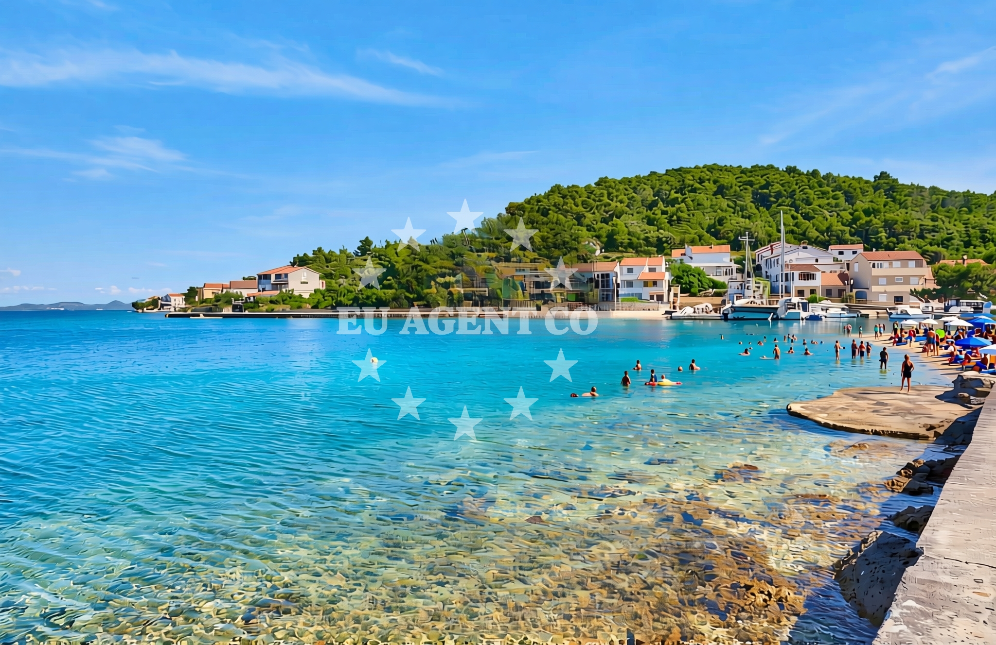 Additional view of Knež sjever, Mali Iž (Iž) Beach in Knež sjever