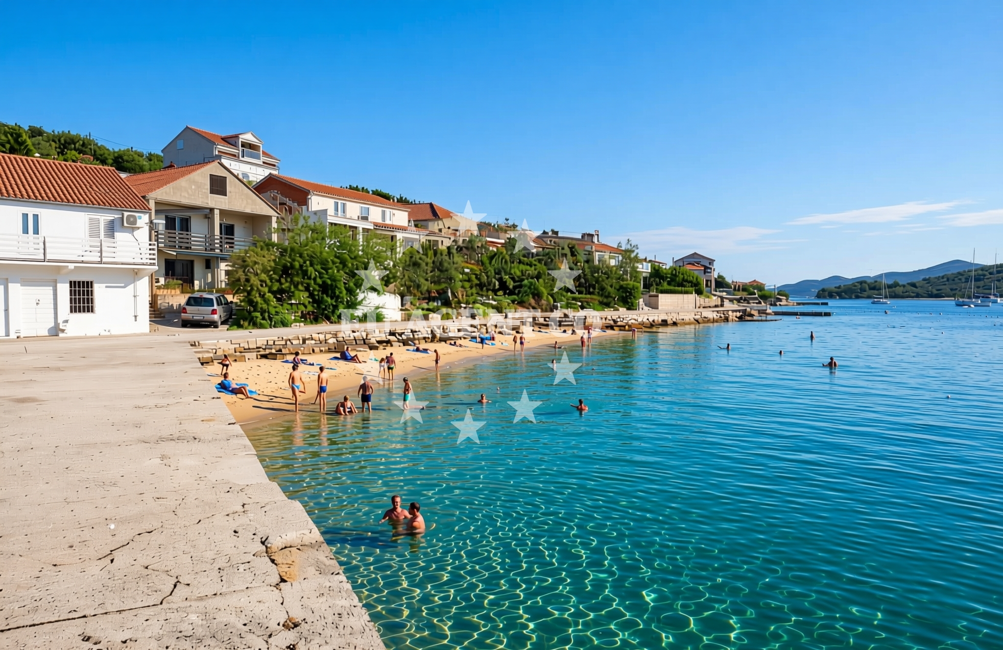Additional view of Knež sjever, Mali Iž (Iž) Beach in Knež sjever