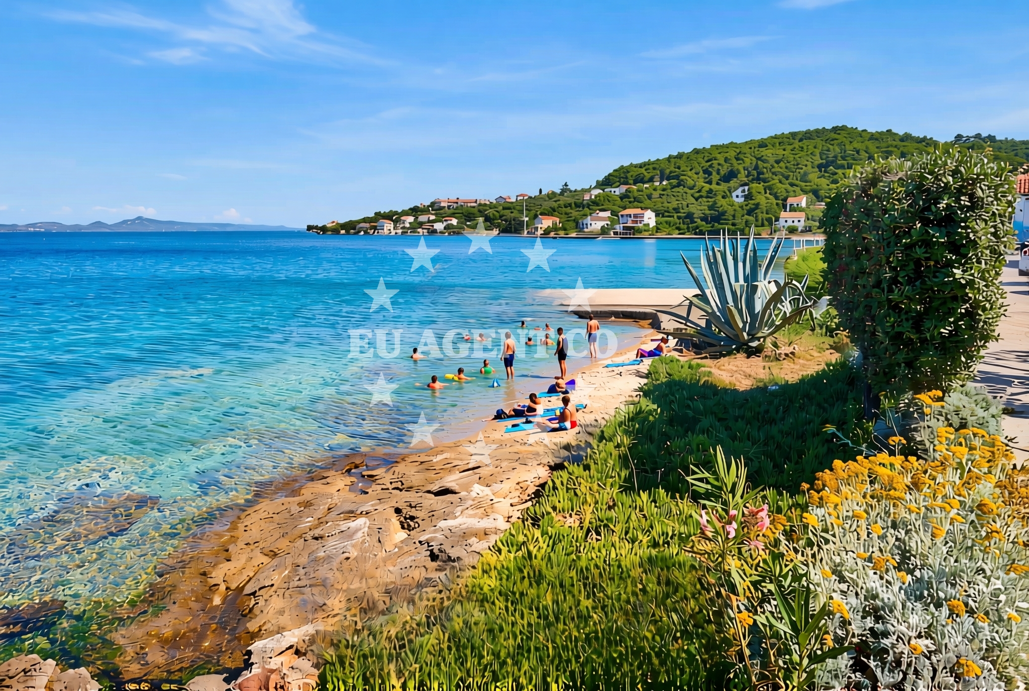 Additional view of Knež sjever, Mali Iž (Iž) Beach in Knež sjever