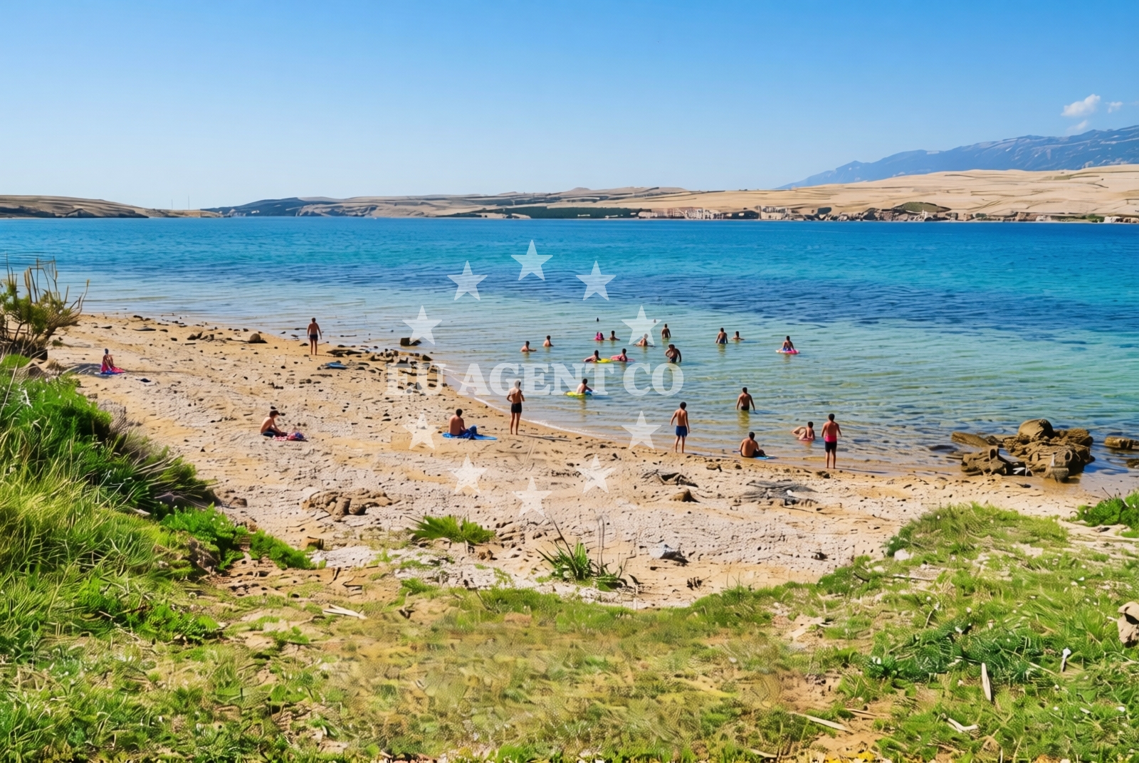 Shoreline and swimming area at Kolan (Pag): beaches and coves (13) in Kolan (Pag)