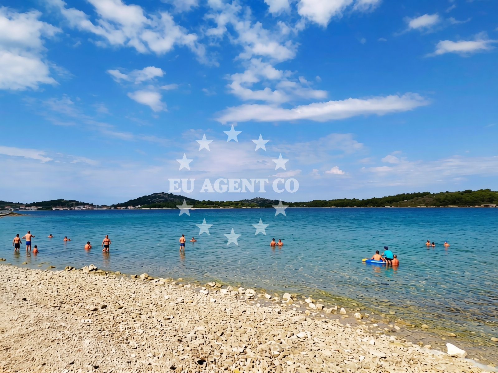 Additional view of Kolentum beach in Put Gradine 18, Murter
