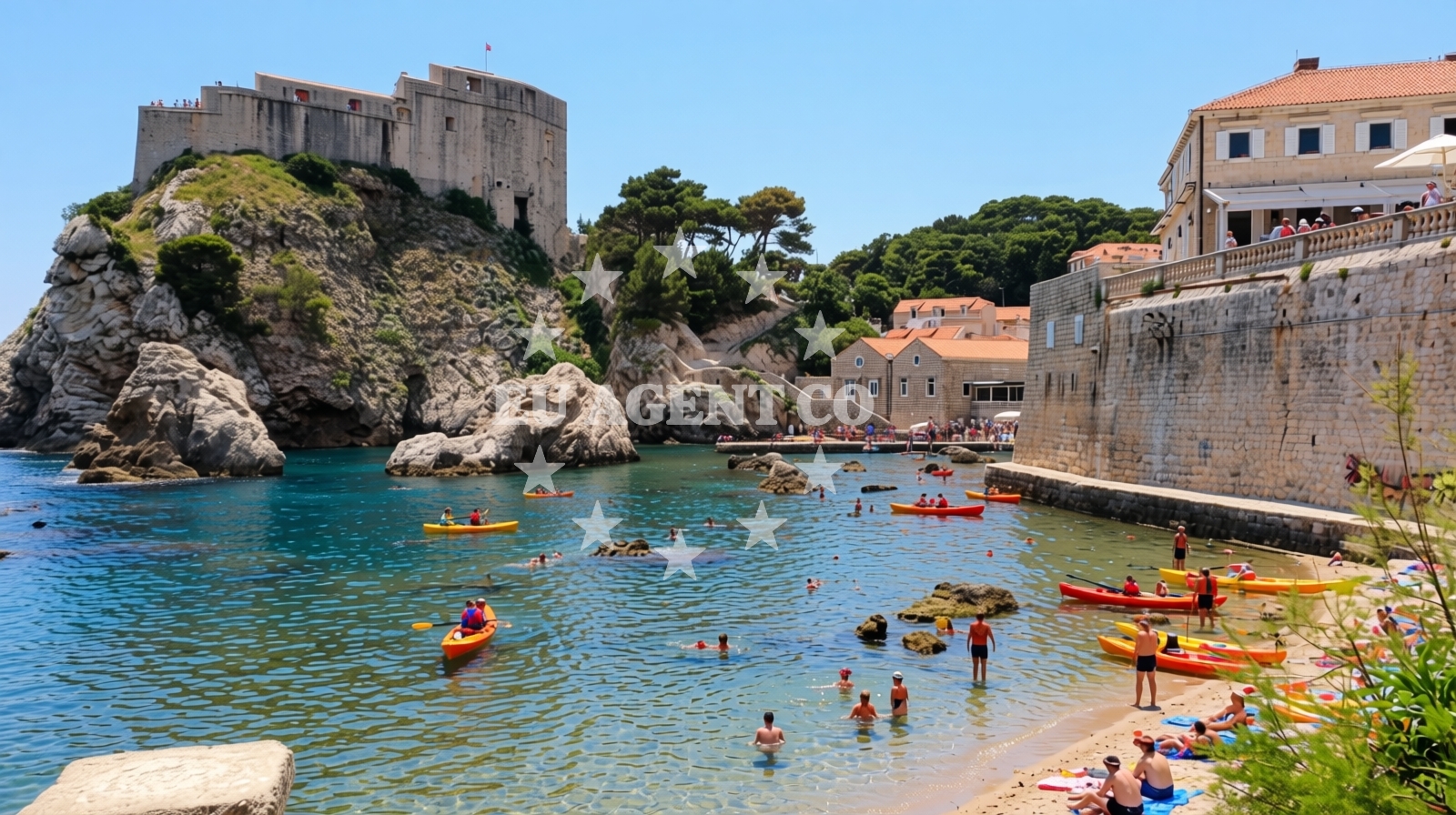 Additional view of Kolorina beach in Čubranovićeva ulica 5, Dubrovnik