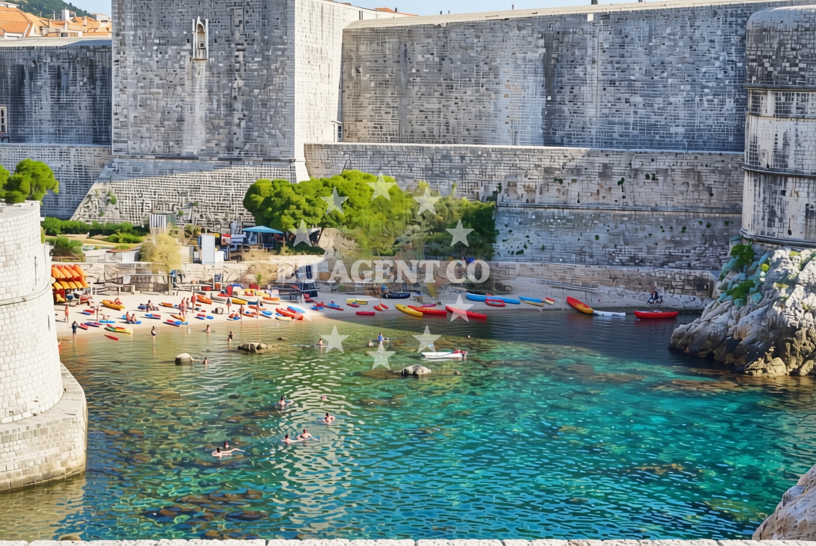 Additional view of Kolorina beach in Čubranovićeva ulica 5, Dubrovnik