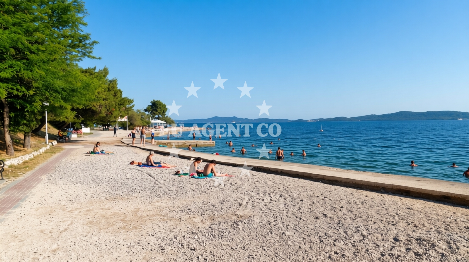 Additional view of Kolovare beach in Ul. Zrinsko Frankopanska 12a, Zadar