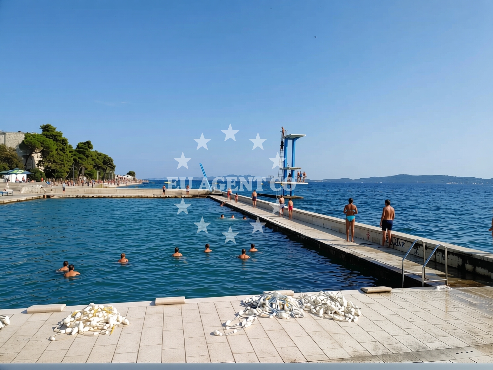 Additional view of Kolovare beach in Ul. Zrinsko Frankopanska 12a, Zadar