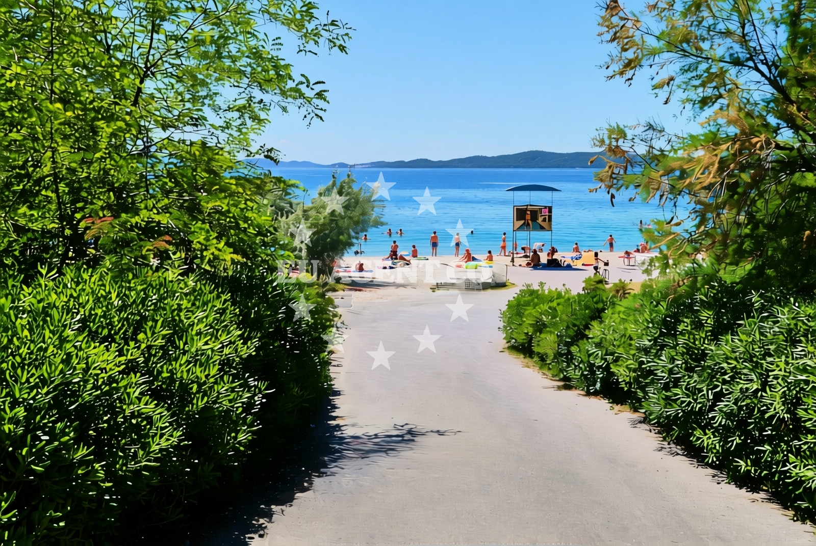 Additional view of Kolovare beach in Ul. Zrinsko Frankopanska 12a, Zadar