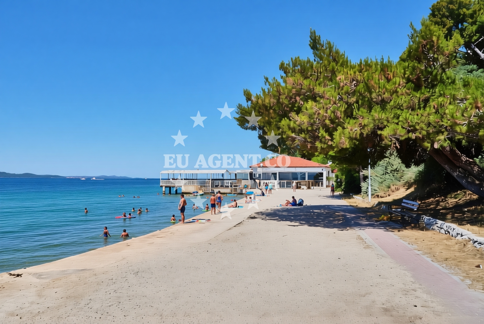 Additional view of Kolovare beach in Ul. Zrinsko Frankopanska 12a, Zadar
