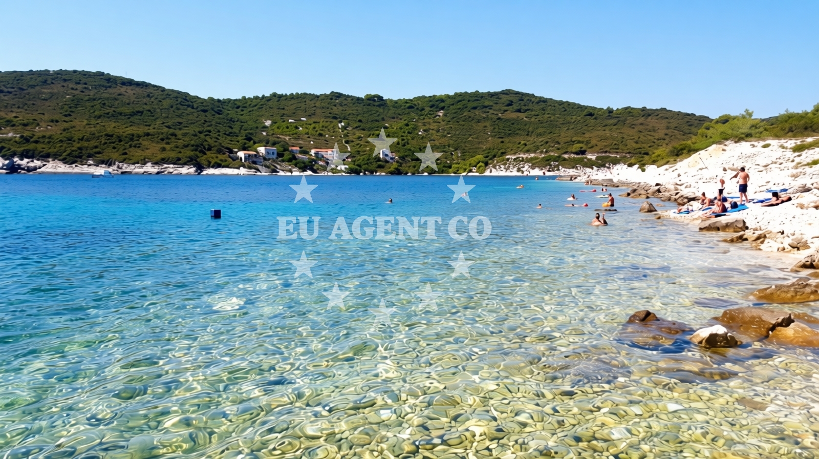 Additional view of Komarca beach in Parja bb, Uvala Parja, Vis