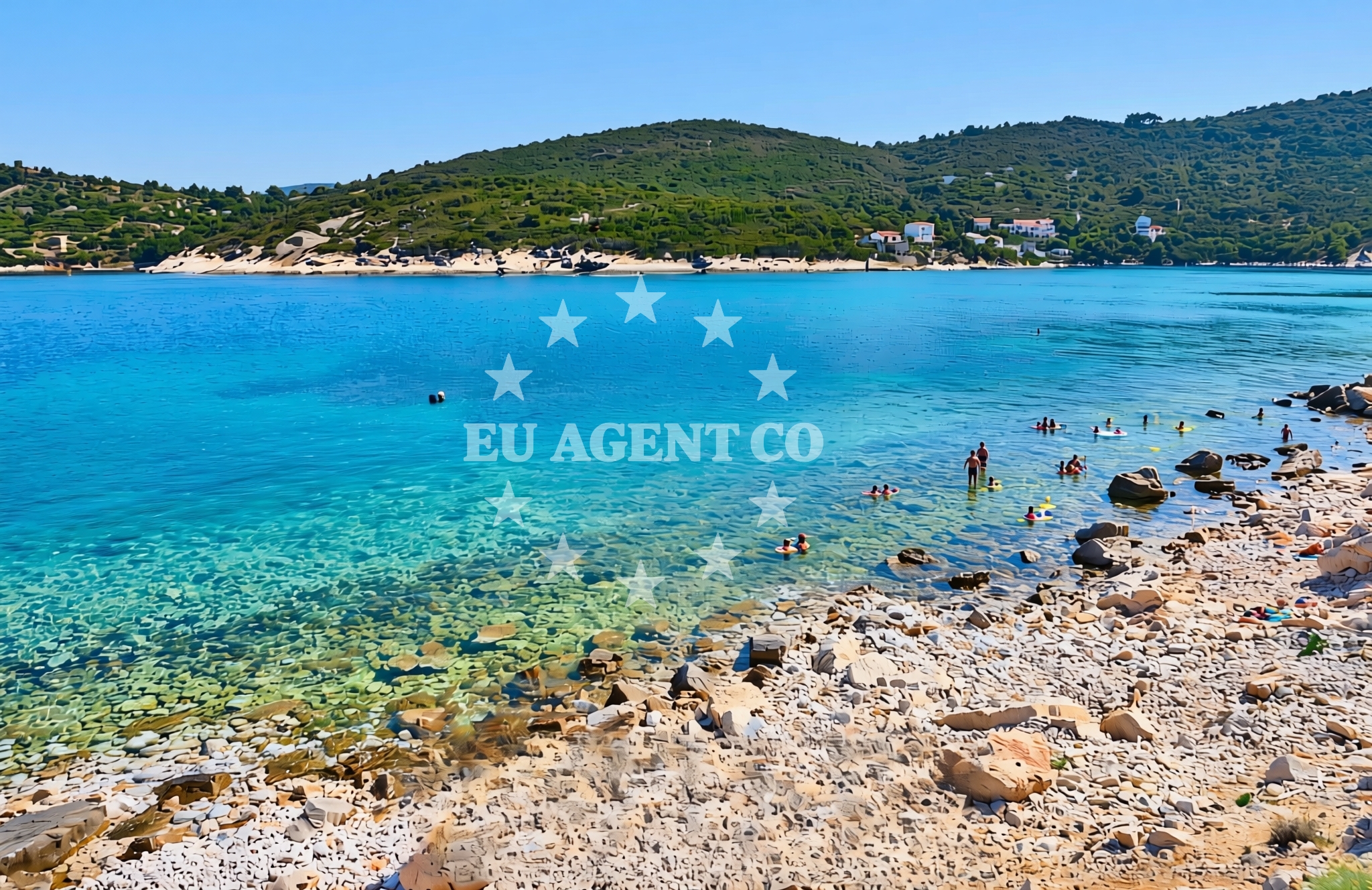 Additional view of Komarca beach in Parja bb, Uvala Parja, Vis
