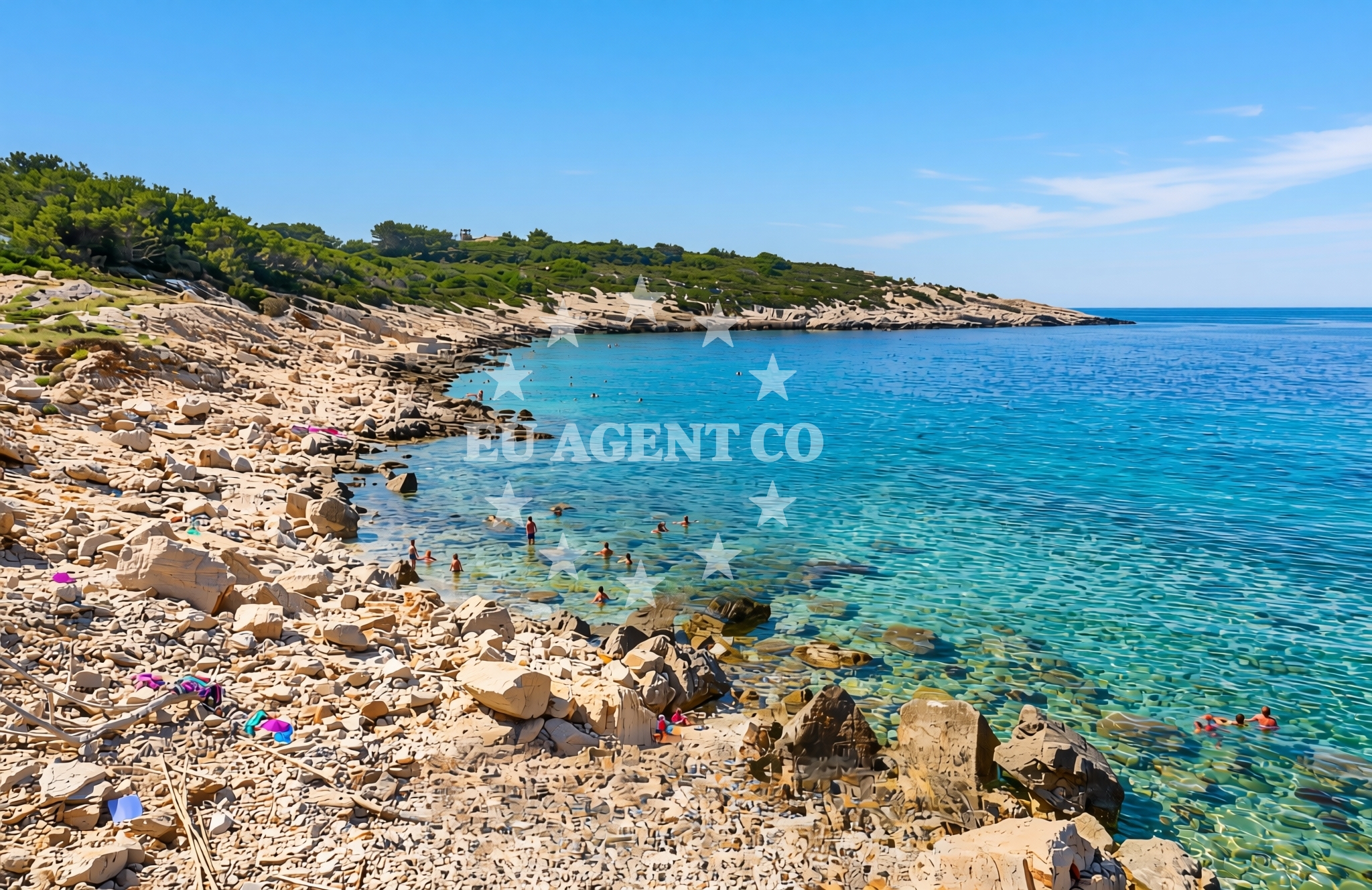 Additional view of Komarca beach in Parja bb, Uvala Parja, Vis